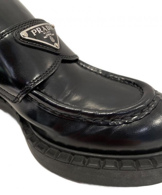 中古・古着通販】PRADA (プラダ) チョコレートブラッシュドレザー