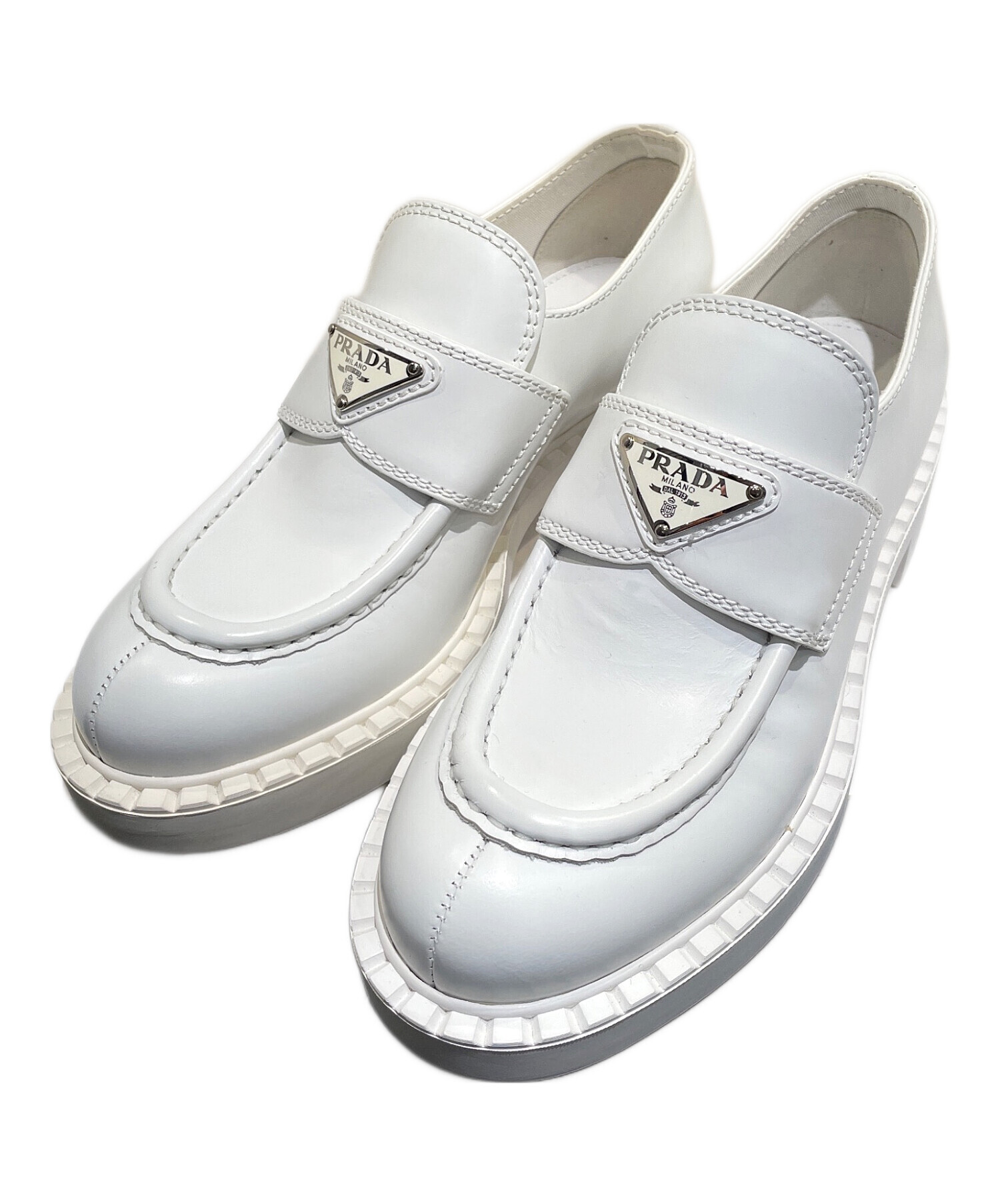 中古・古着通販】PRADA (プラダ) チョコレートブラッシュドレザー