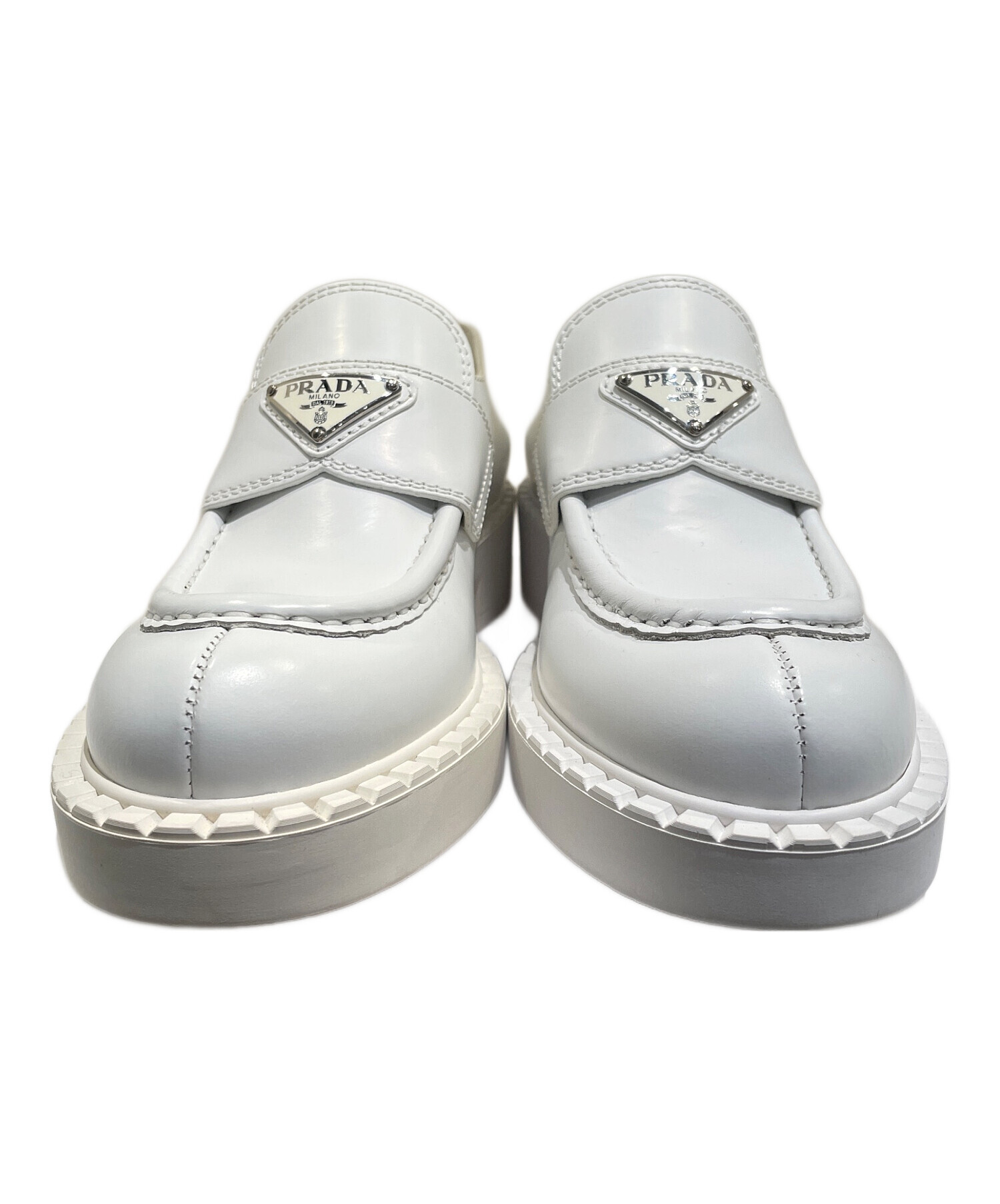 中古・古着通販】PRADA (プラダ) チョコレートブラッシュドレザー