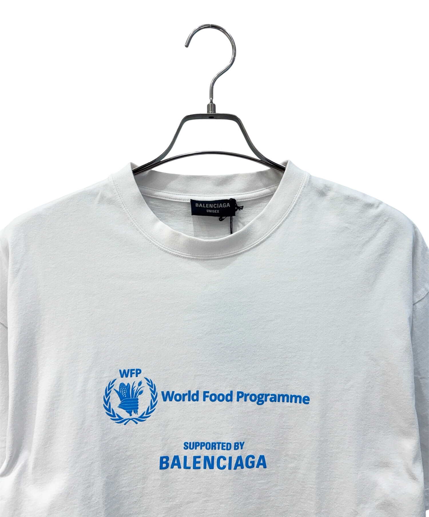 中古・古着通販】BALENCIAGA (バレンシアガ) WFPロゴプリントTシャツ 