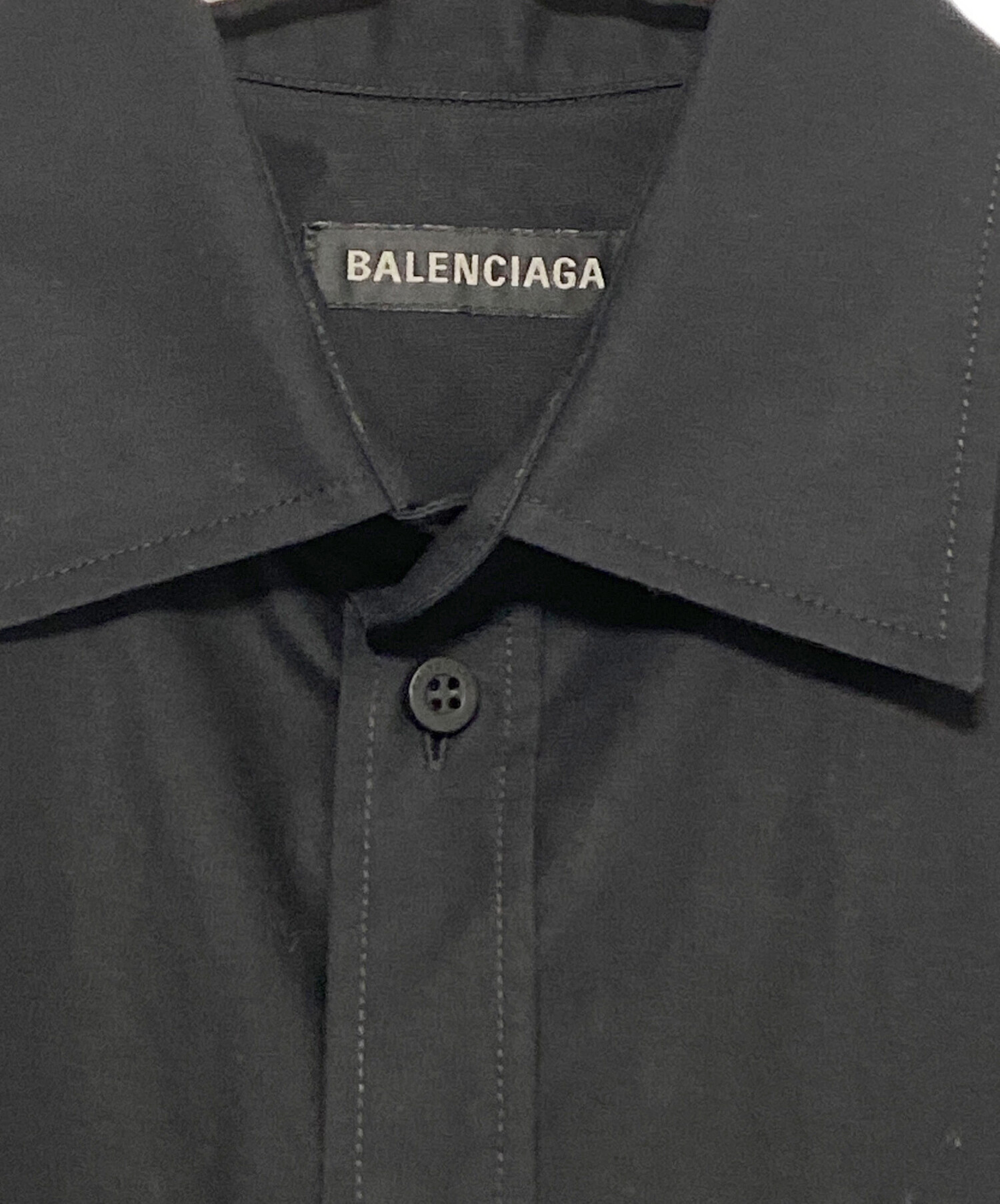 中古・古着通販】BALENCIAGA (バレンシアガ) バックロゴコクーンシャツ