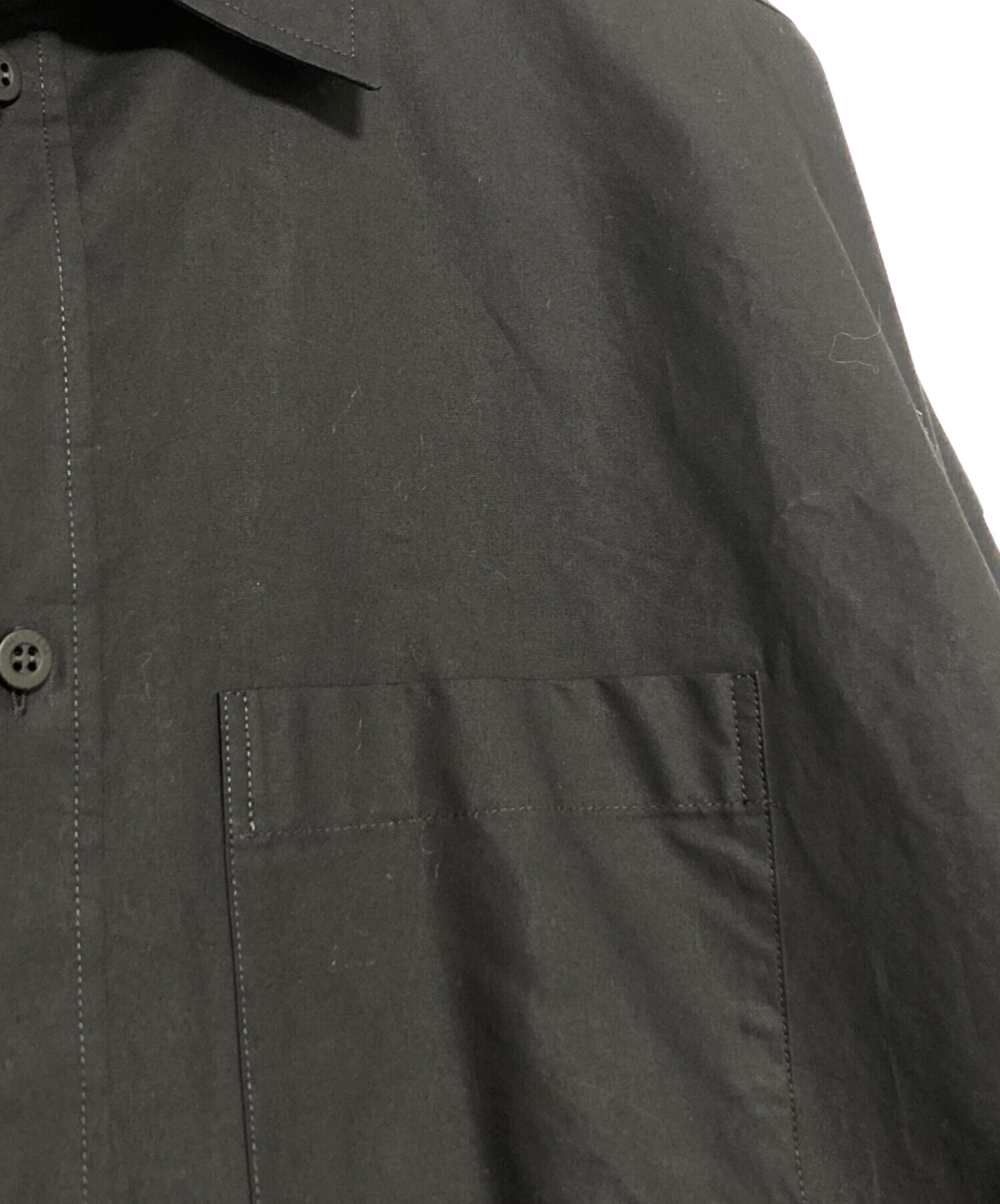 中古・古着通販】BALENCIAGA (バレンシアガ) バックロゴコクーンシャツ