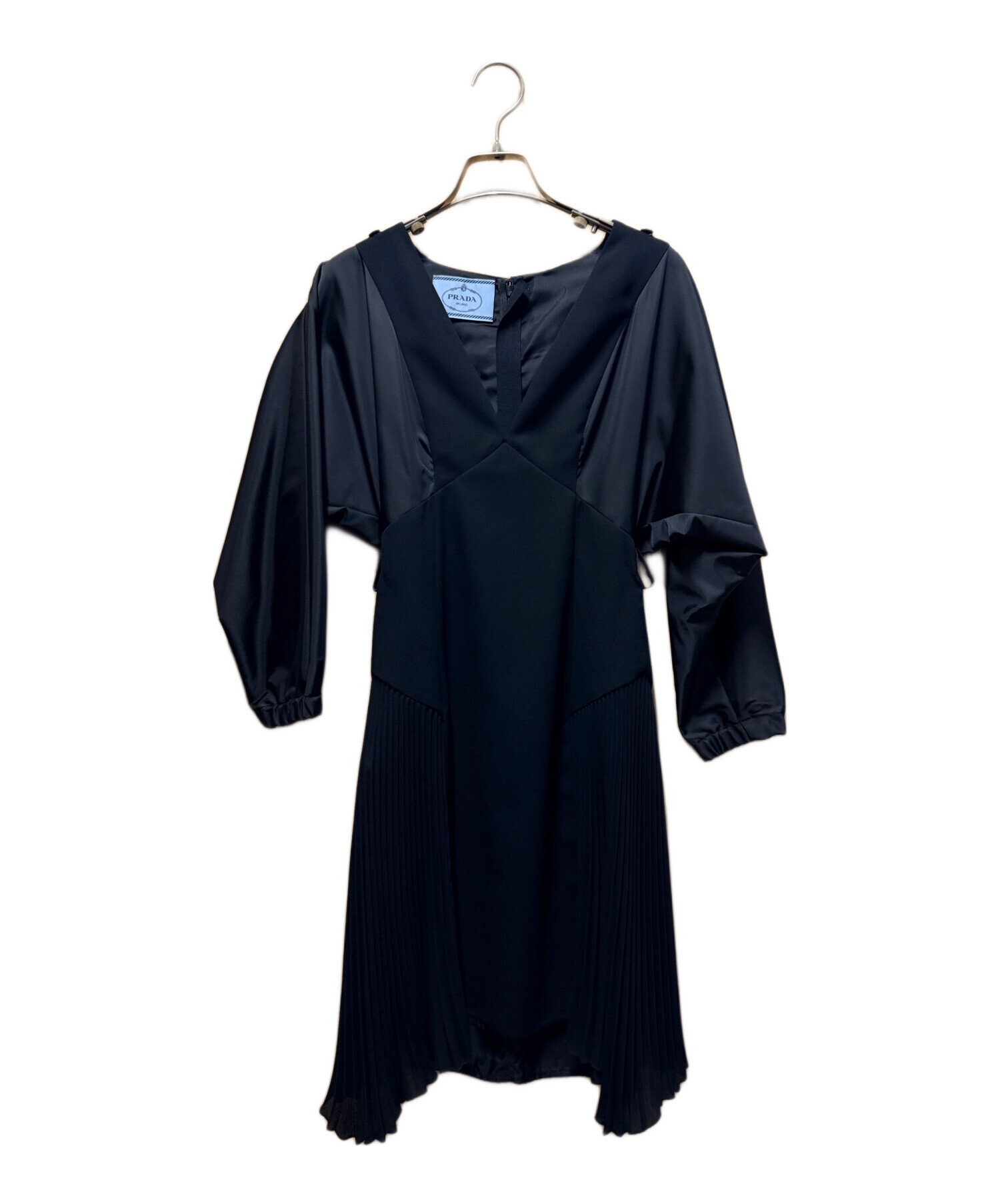 ■ 46420★年 PRADA プラダ ワンピース ドレス プリーツ 36 □ 46420☆年 PRADA プラダ ワンピース ドレス プリーツ 36