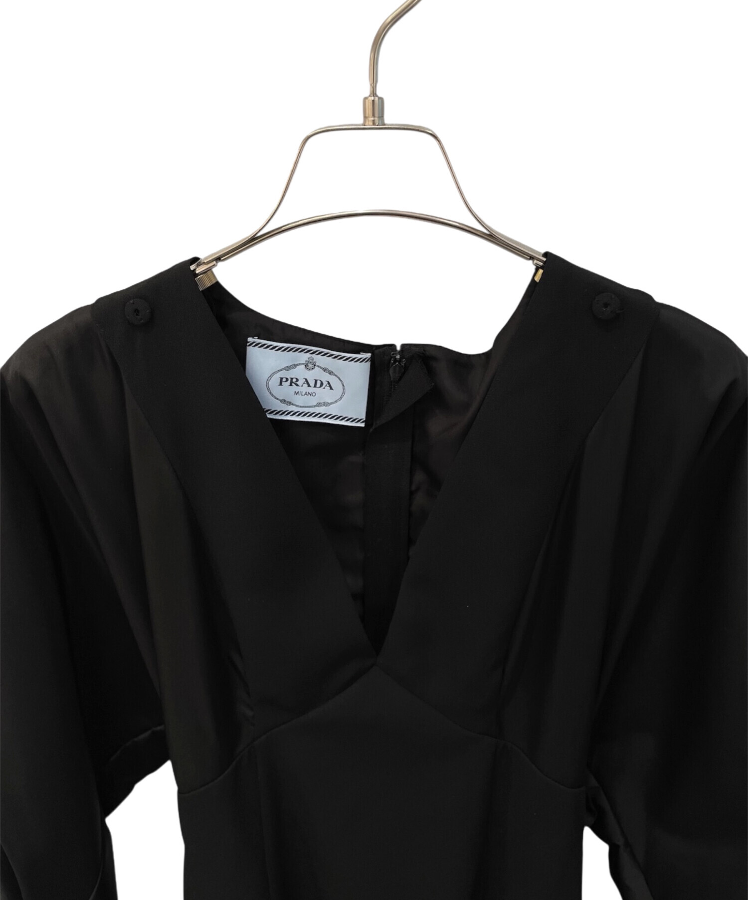 ■ 46420★年 PRADA プラダ ワンピース ドレス プリーツ 36 □ 46420☆年 PRADA プラダ ワンピース ドレス プリーツ 36