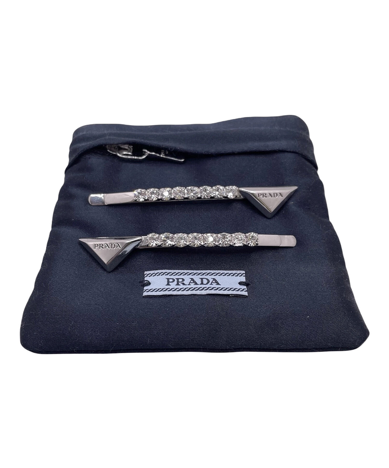 中古・古着通販】PRADA (プラダ) トライアングルロゴブラスヘア