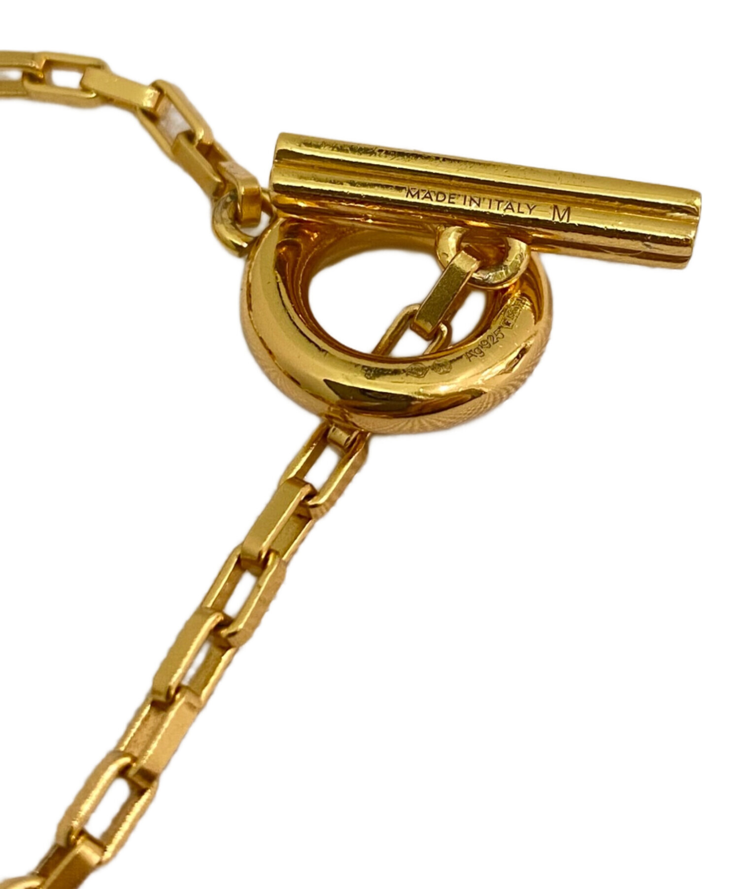 LOEWEロエベ　ゴールドトーン ブレスレット 装飾的ロゴチャーム LOEWEロエベ ゴールドトーン ブレスレット 装飾的ロゴチャーム LOEWE