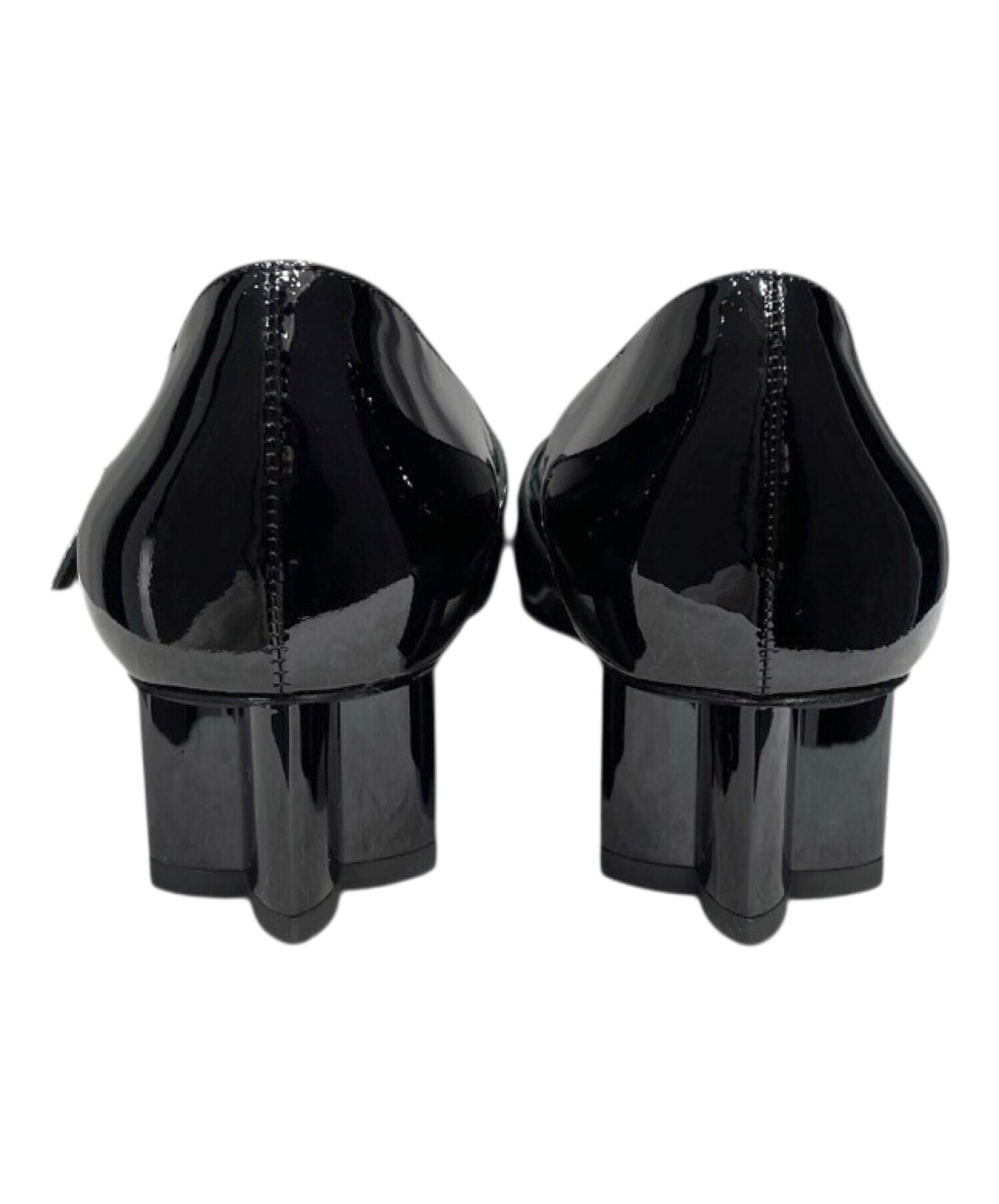LOUIS VUITTON / ブラックパンプス / 36 中古・古着通販】LOUIS VUITTON (ルイ ヴィトン) パテントレザー