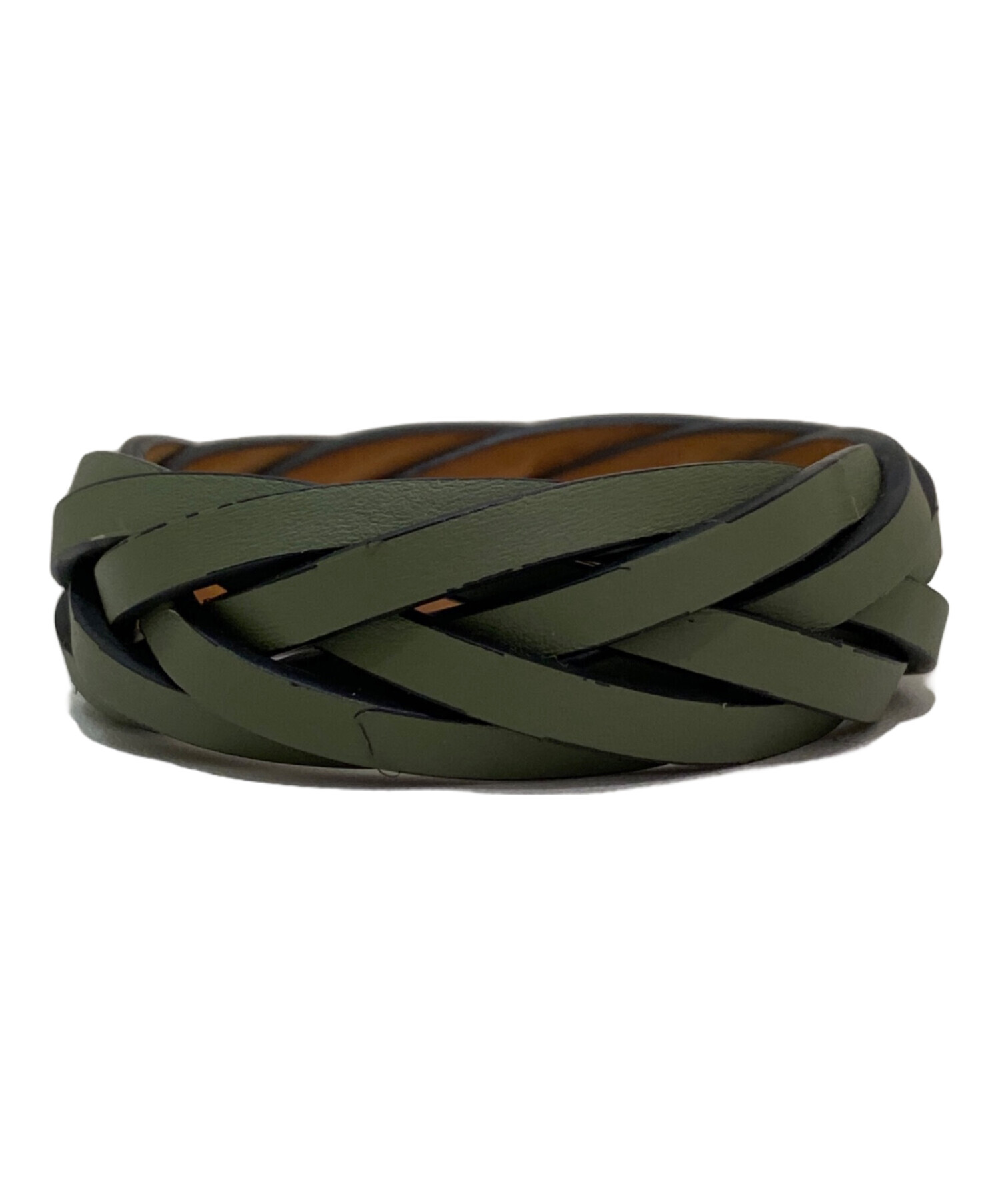 中古・古着通販】LOEWE (ロエベ) ブレイデッドバングル グリーン