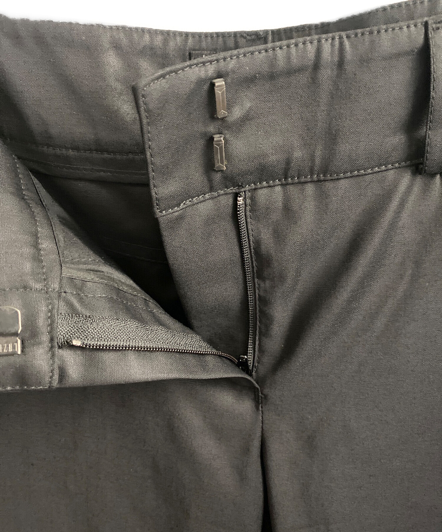 中古・古着通販】CHANEL (シャネル) ウールパンツ ブラック サイズ:34