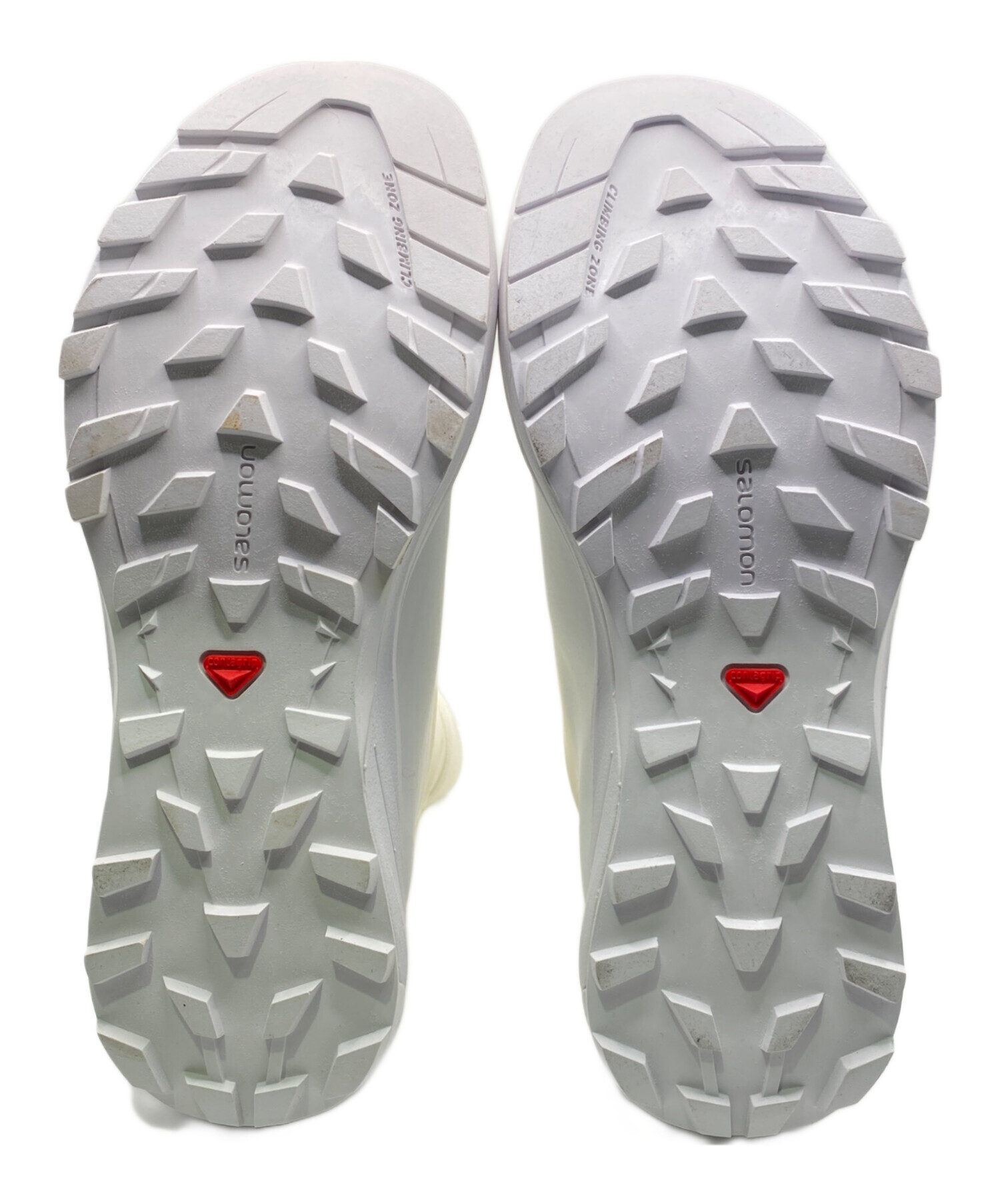 コムデギャルソン　Salomon ホワイト ランニングシューズ コム デ ギャルソン×サロモン、スリップオン仕様の厚底シューズ