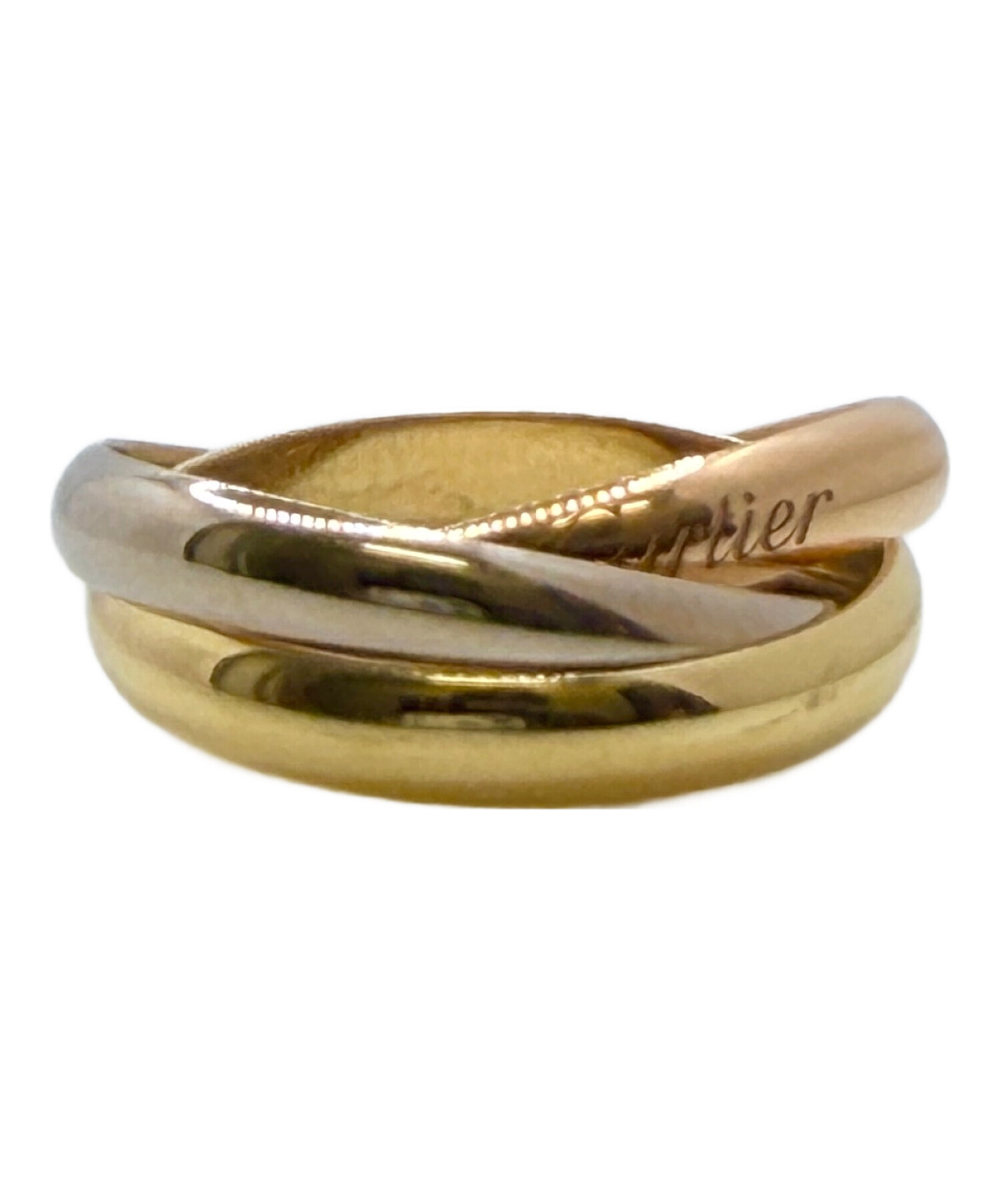 【超美品】カルティエ　トリニティ SM リング　スリーゴールド サイズ58 中古・古着通販】Cartier (カルティエ) トリニティリング クラシック