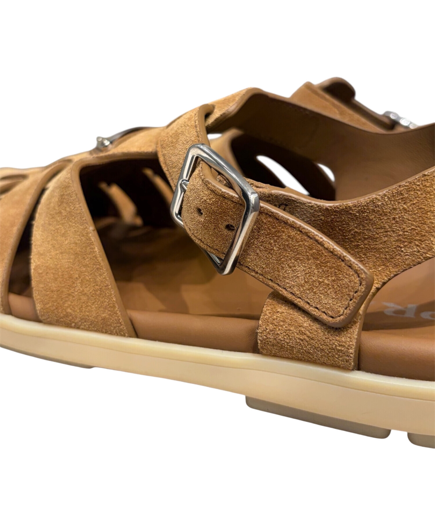 中古・古着通販】PRADA (プラダ) スエードフィッシャーマンサンダル