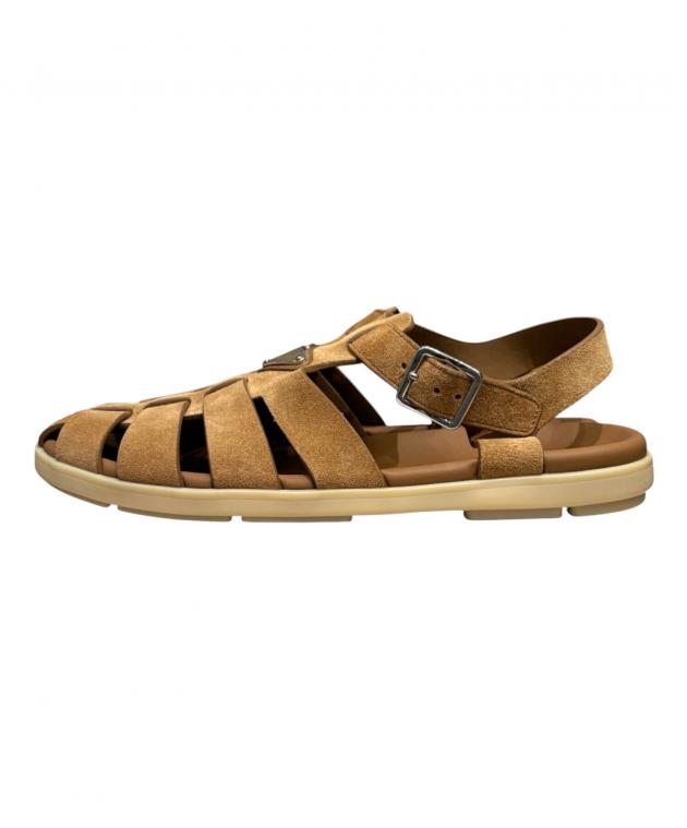 中古・古着通販】PRADA (プラダ) スエードフィッシャーマンサンダル