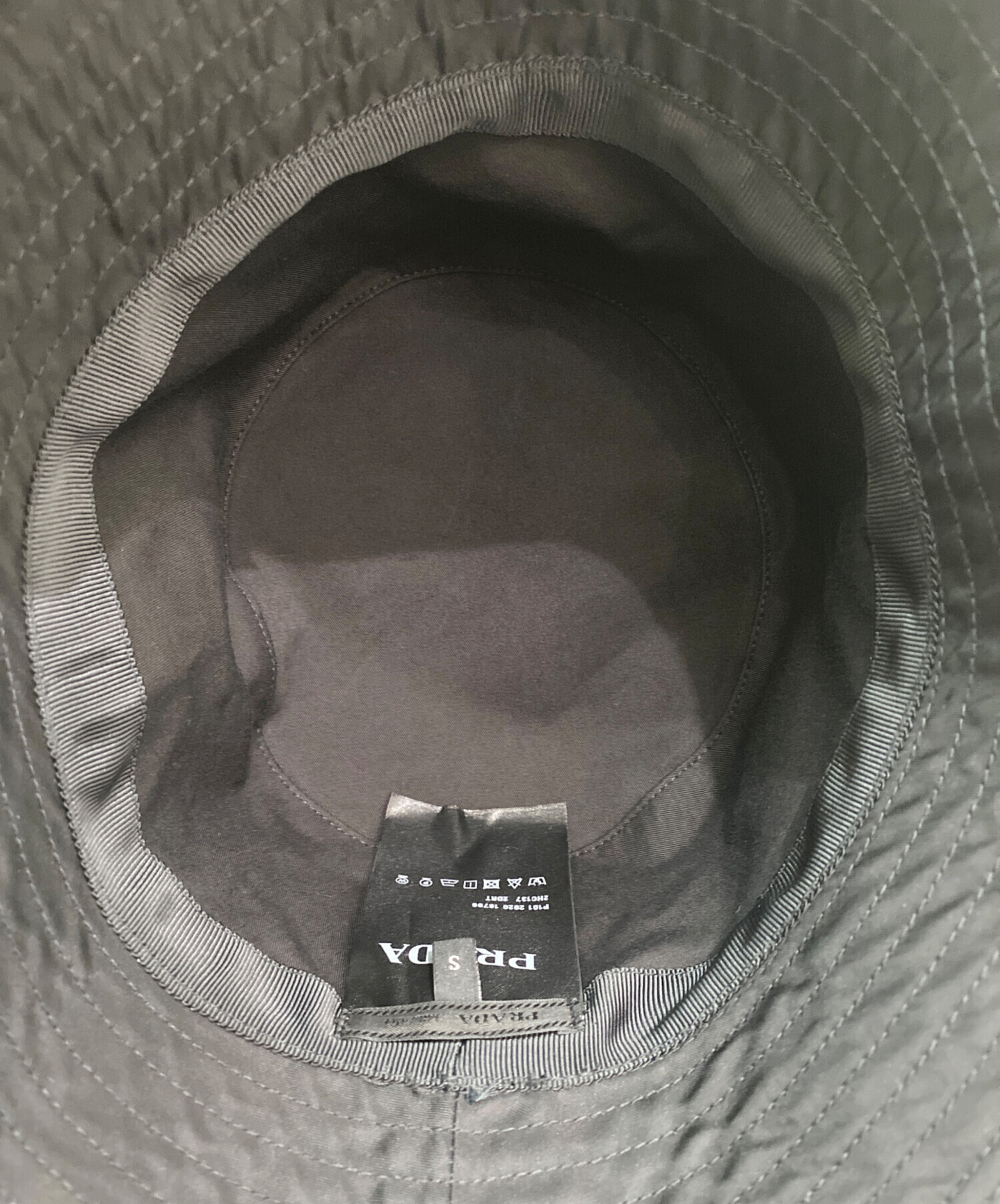 中古・古着通販】PRADA (プラダ) バケットハット ブラック サイズ:S