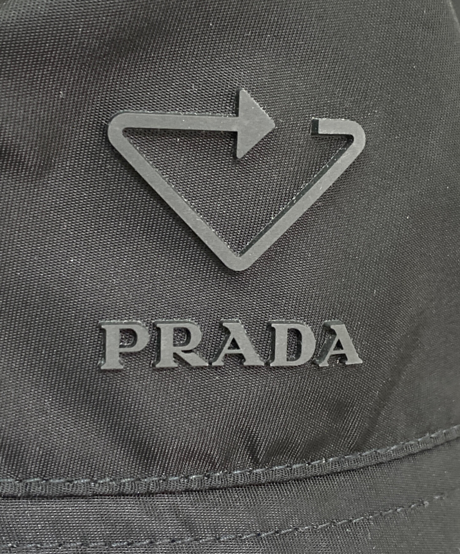 中古・古着通販】PRADA (プラダ) バケットハット ブラック サイズ:S