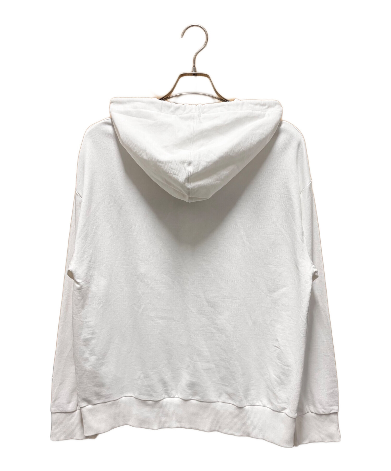 MONCLER ホワイト ロゴパーカー MONCLER X FRGMT Moncler x FRGMT Hoodie WHITE | Base Blu