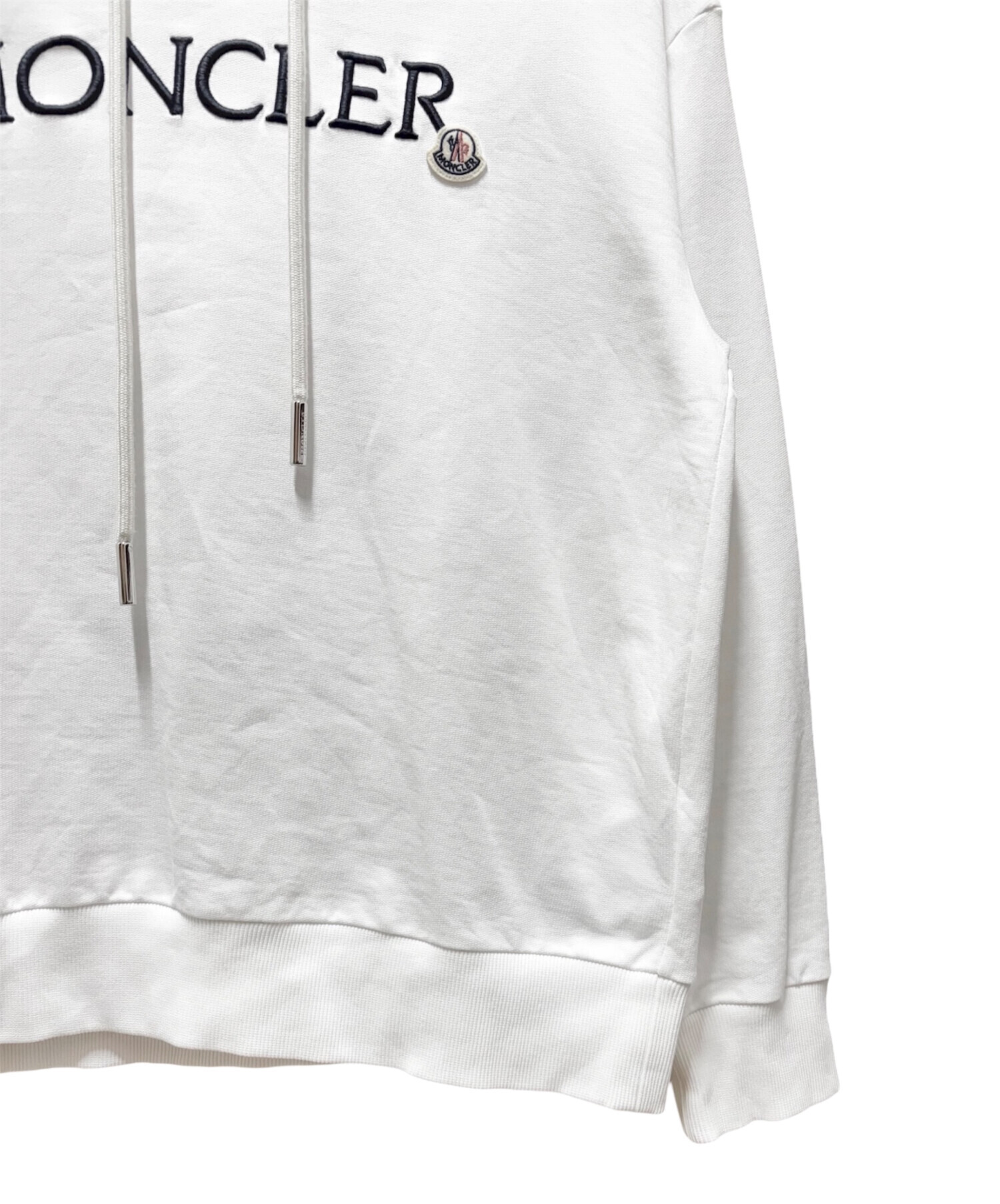 中古・古着通販】MONCLER (モンクレール) ロゴパーカー ホワイト