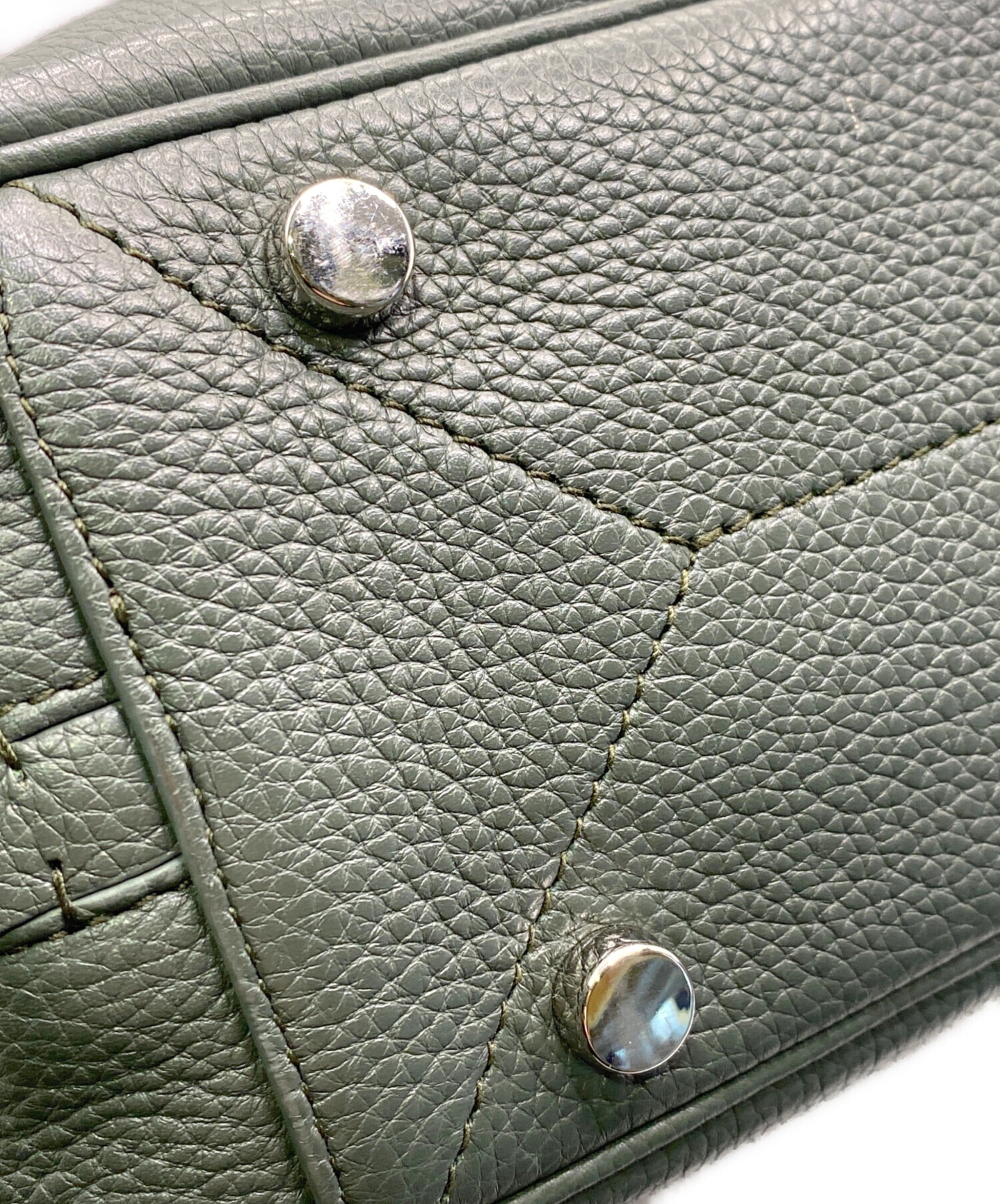 中古・古着通販】JIL SANDER (ジルサンダー) ハンドバッグ グリーン