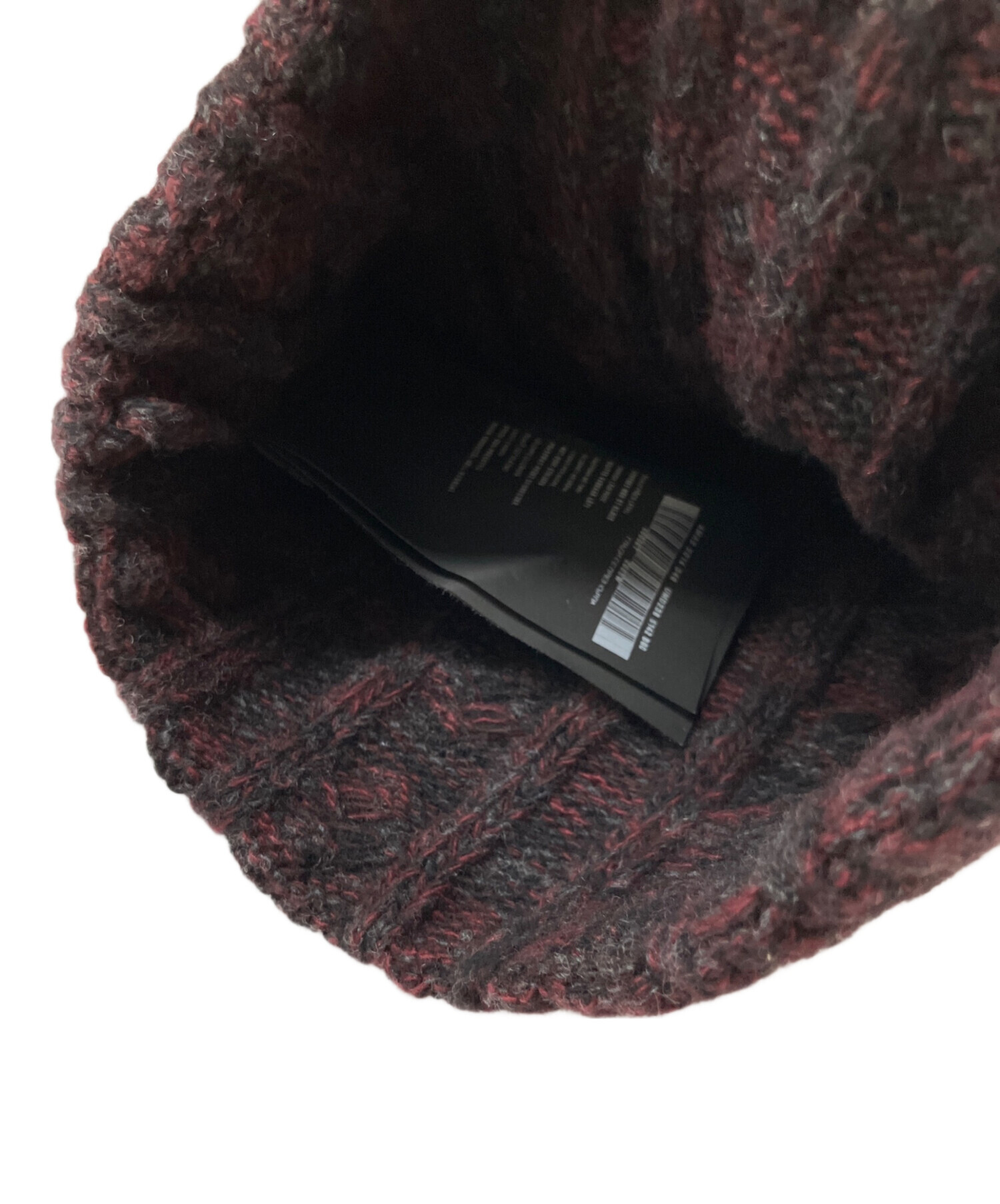 中古・古着通販】PRADA (プラダ) Wool Blend Ribbed Knit Beanie