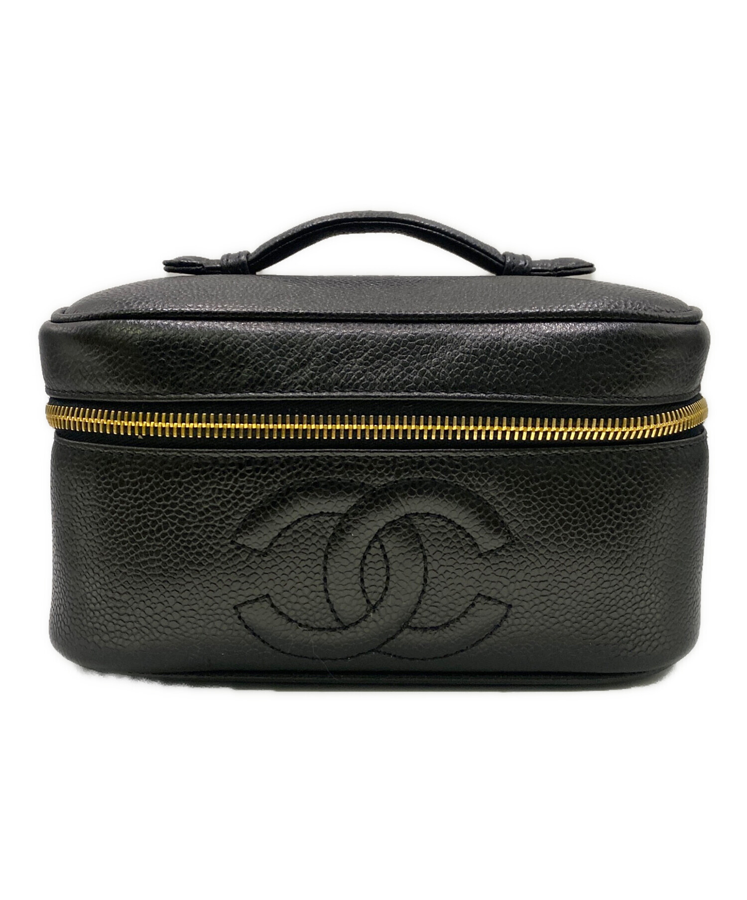 中古・古着通販】CHANEL (シャネル) バニティバッグ ブラック