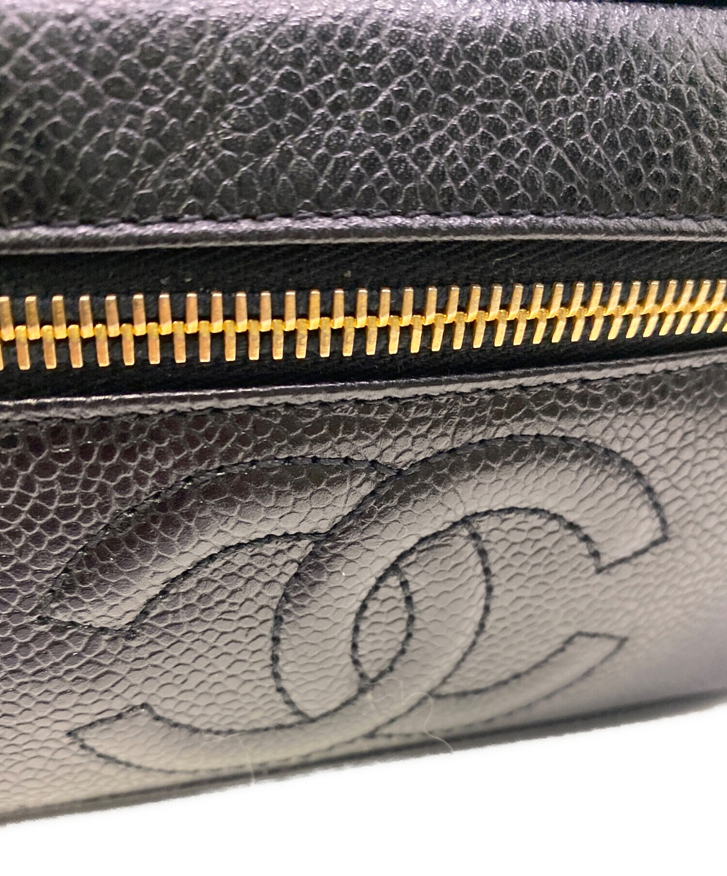 中古・古着通販】CHANEL (シャネル) バニティバッグ ブラック