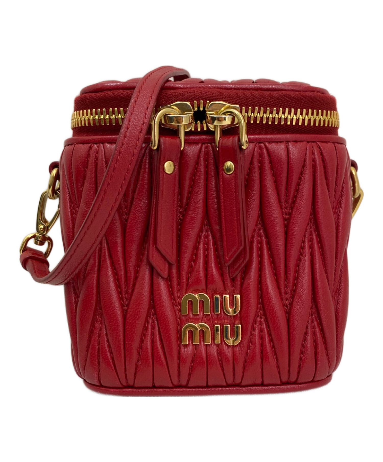 中古・古着通販】MIU MIU (ミュウミュウ) マテラッセレザー マイクロ