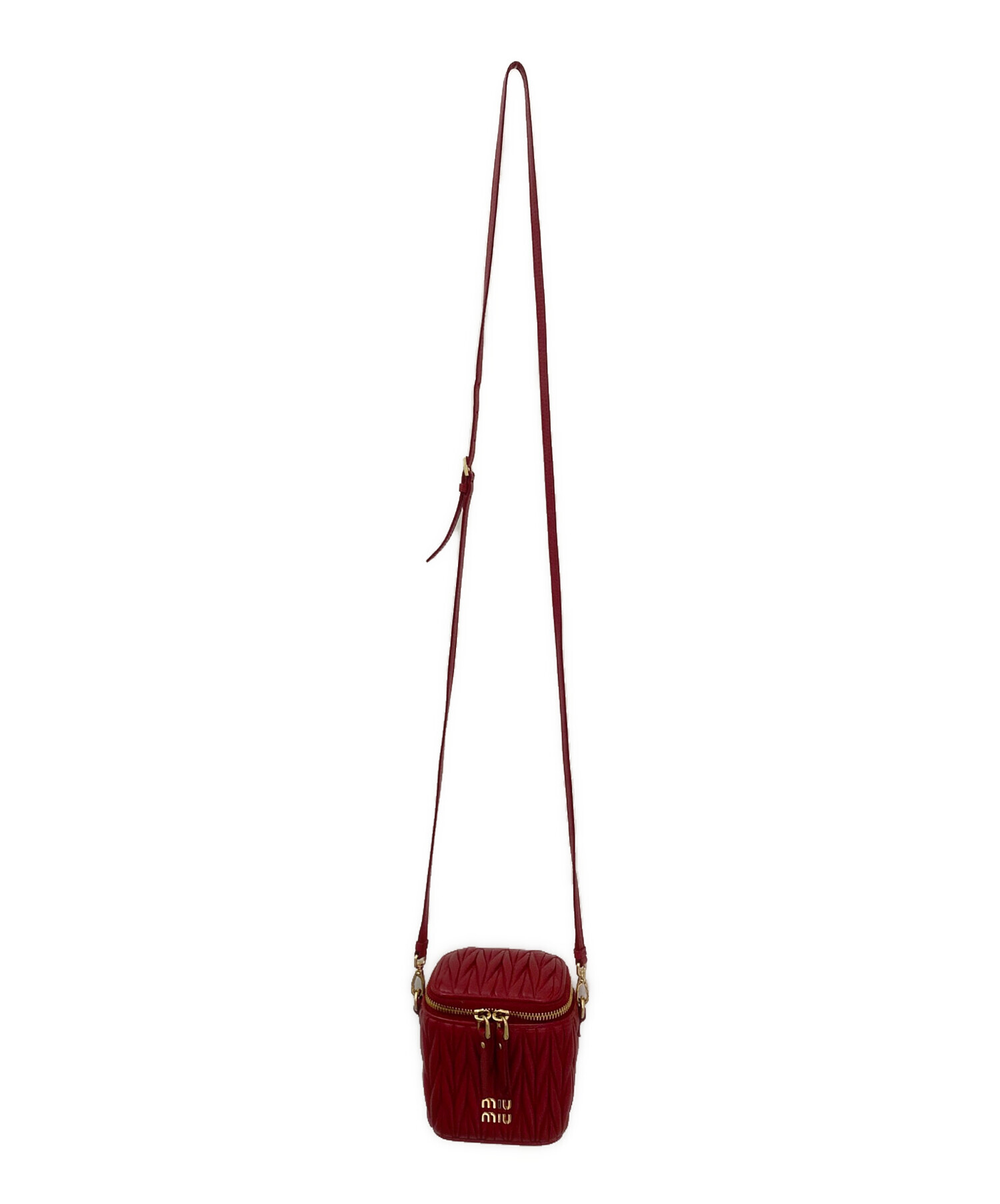 中古・古着通販】MIU MIU (ミュウミュウ) マテラッセレザー マイクロ