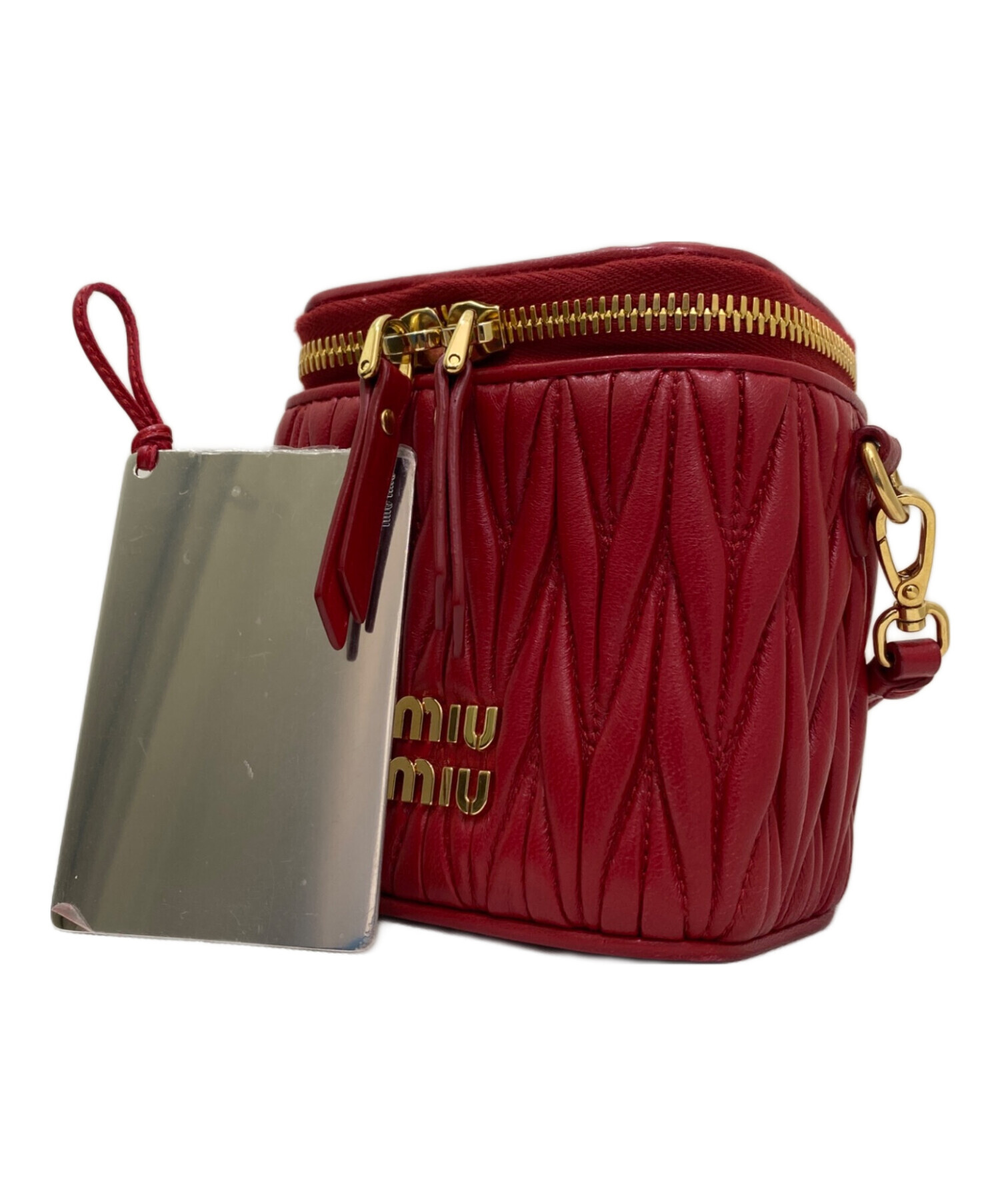 中古・古着通販】MIU MIU (ミュウミュウ) マテラッセレザー マイクロ