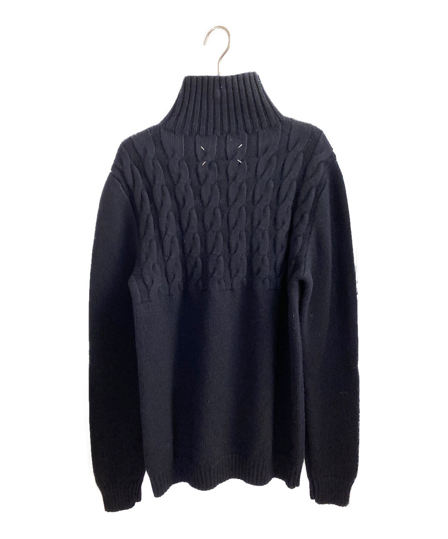 Maison Margiela メゾンマルジェラ ニット・セーター S 黒 【古着】【中古】 Maison Margiela メゾンマルジェラ ニット・セーター S 黒 【古着