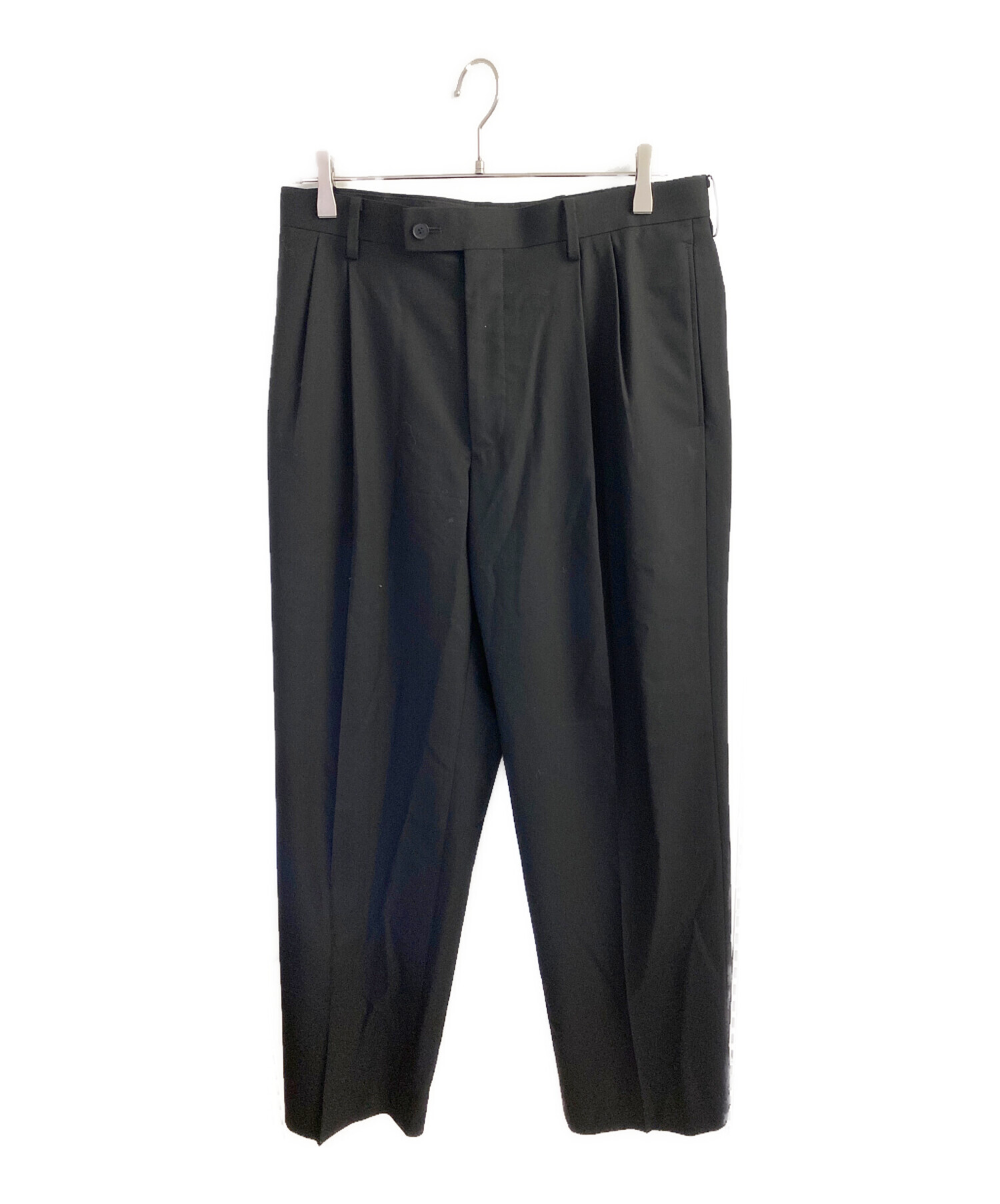 中古・古着通販】AURALEE (オーラリー) スラックス ブラック サイズ:4