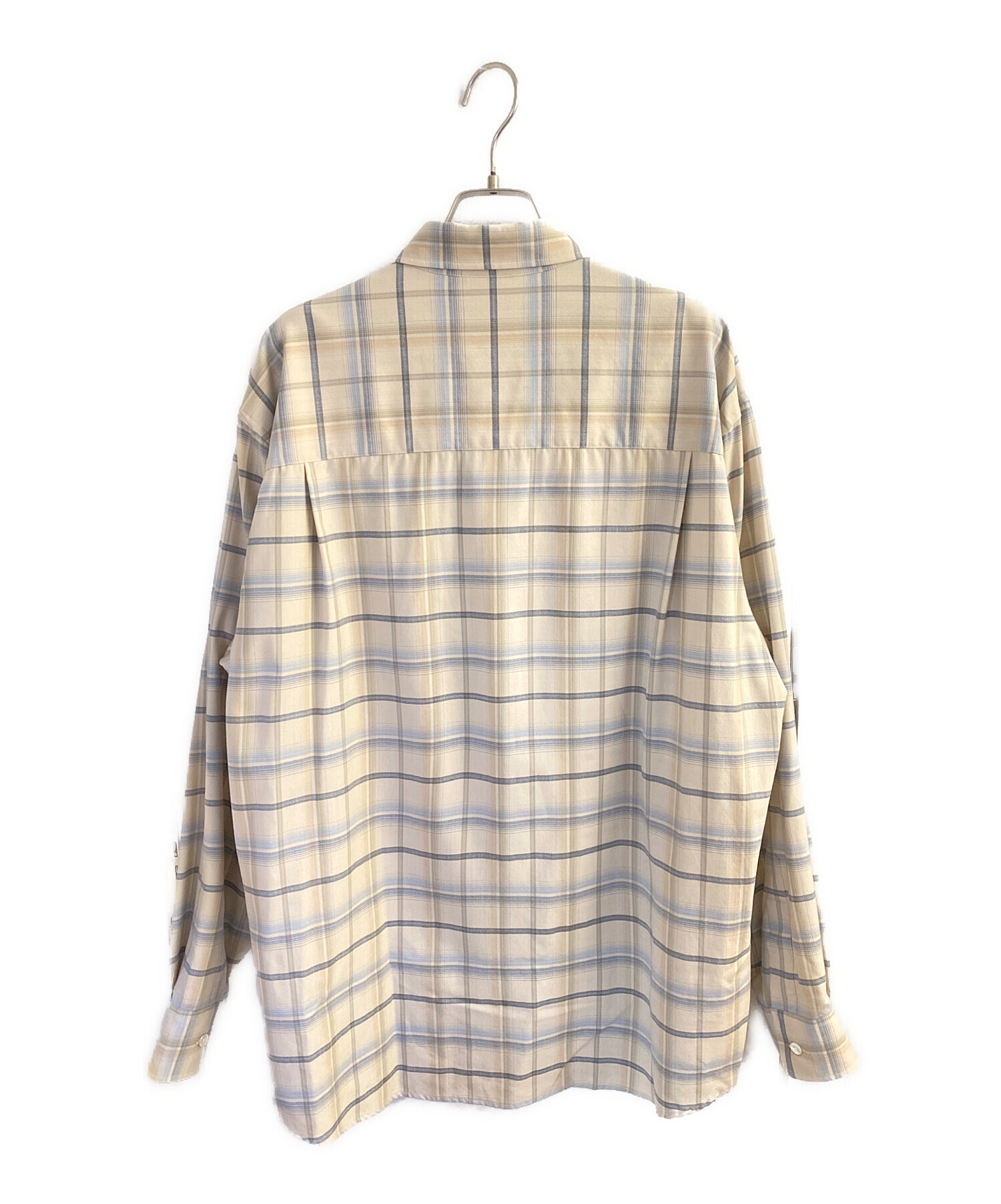 中古・古着通販】AURALEE (オーラリー) スーパーライトウールチェック 
