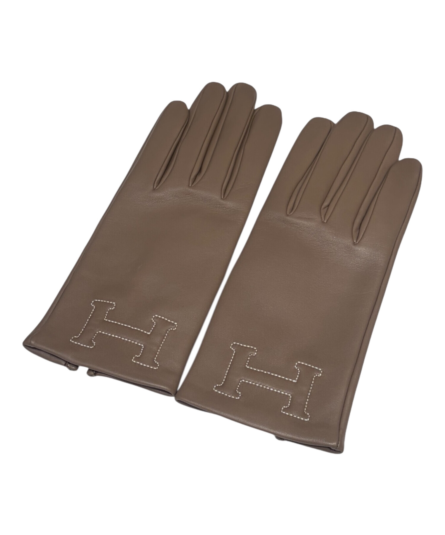 中古・古着通販】HERMES (エルメス) 手袋 《バスティーユ》 エトゥープ