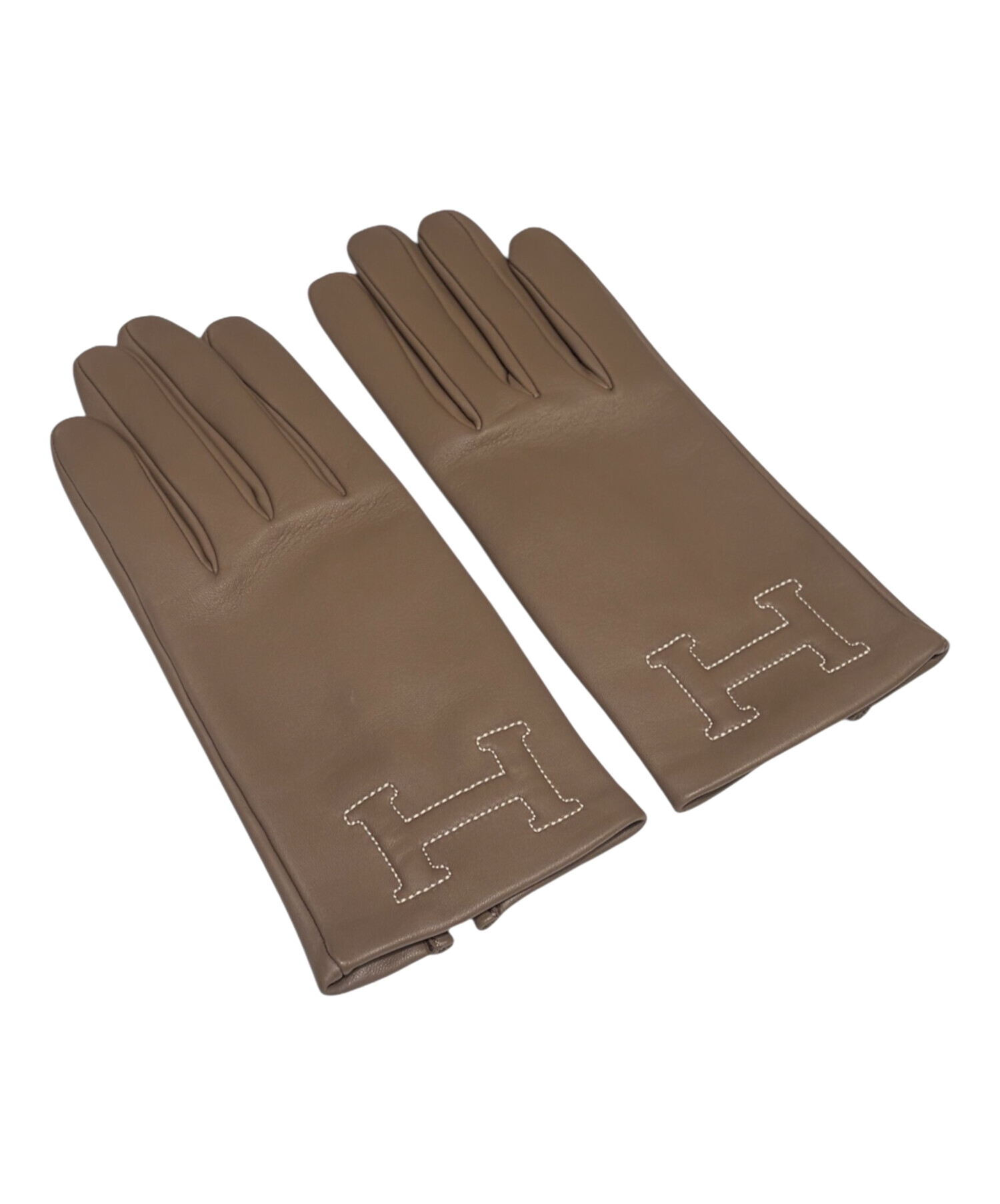 中古・古着通販】HERMES (エルメス) 手袋 《バスティーユ》 エトゥープ