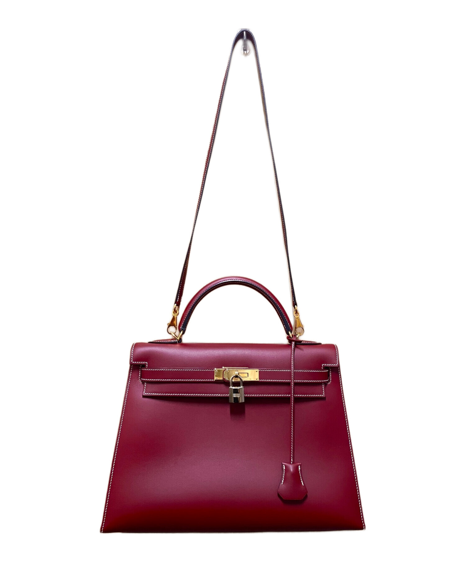 中古・古着通販】HERMES (エルメス) ケリー32 外縫い/ゴールド金具