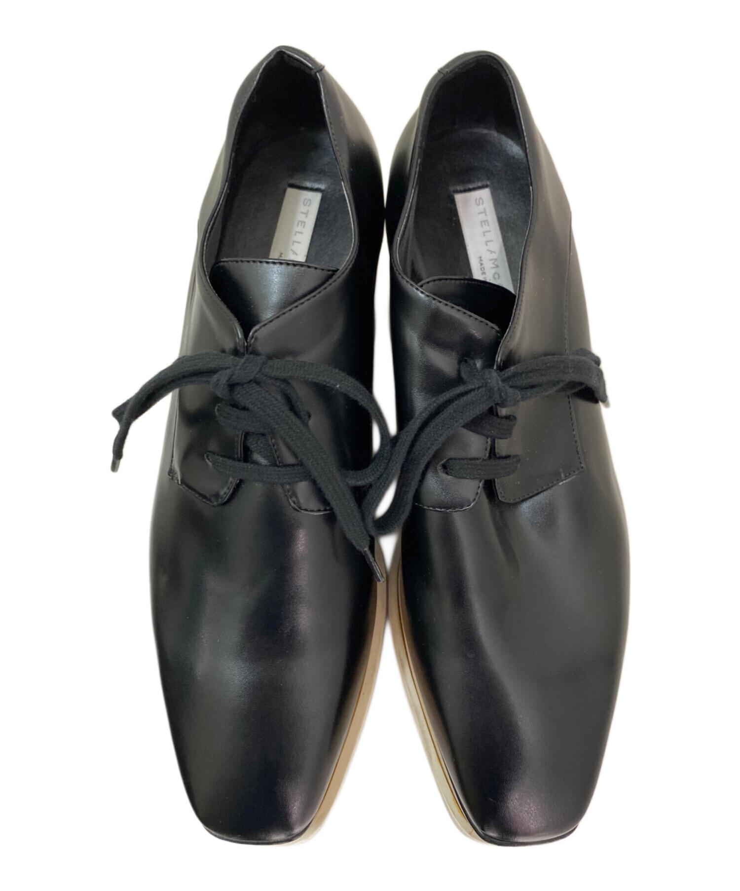 38ステラマッカートニー厚底ローファー黒バックル 119000円 38ステラマッカートニー厚底ローファー黒バックル 119000円 38ステラ