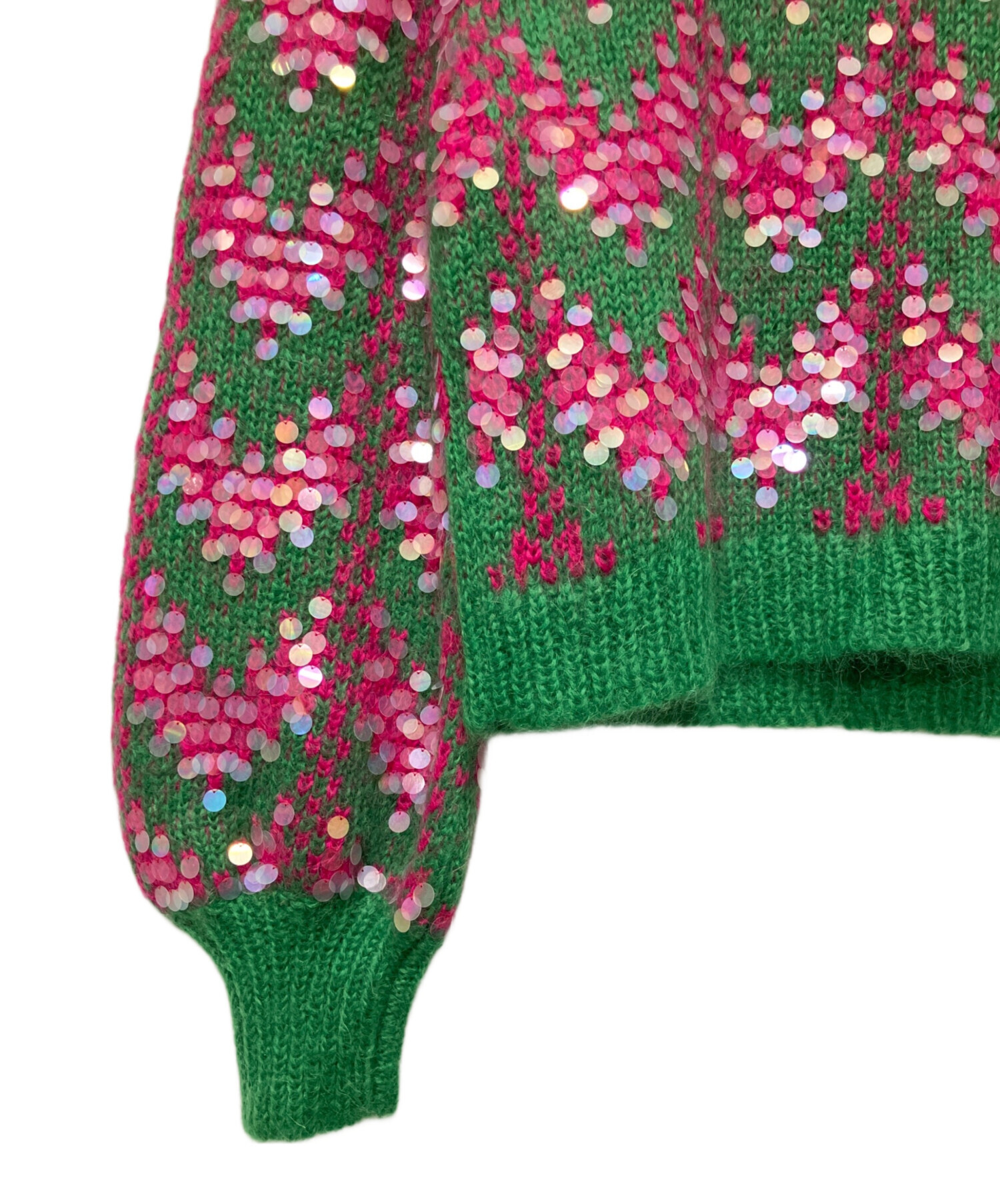 中古・古着通販】GUCCI (グッチ) Sequin-Embellished Knit Sweater