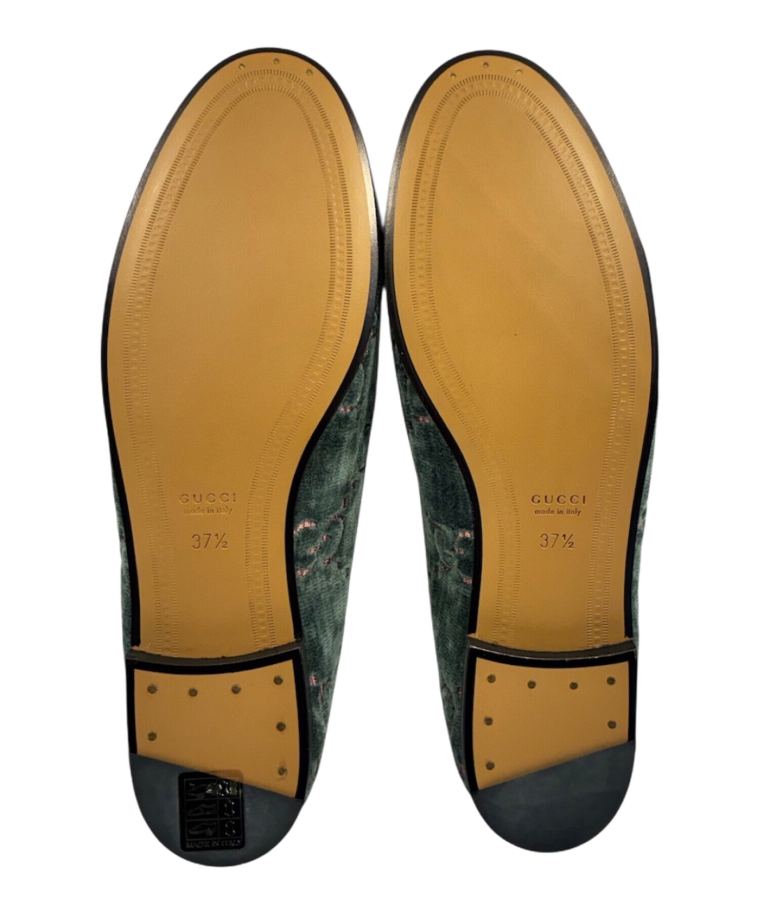 中古・古着通販】GUCCI (グッチ) ベロアホースビットローファー GG