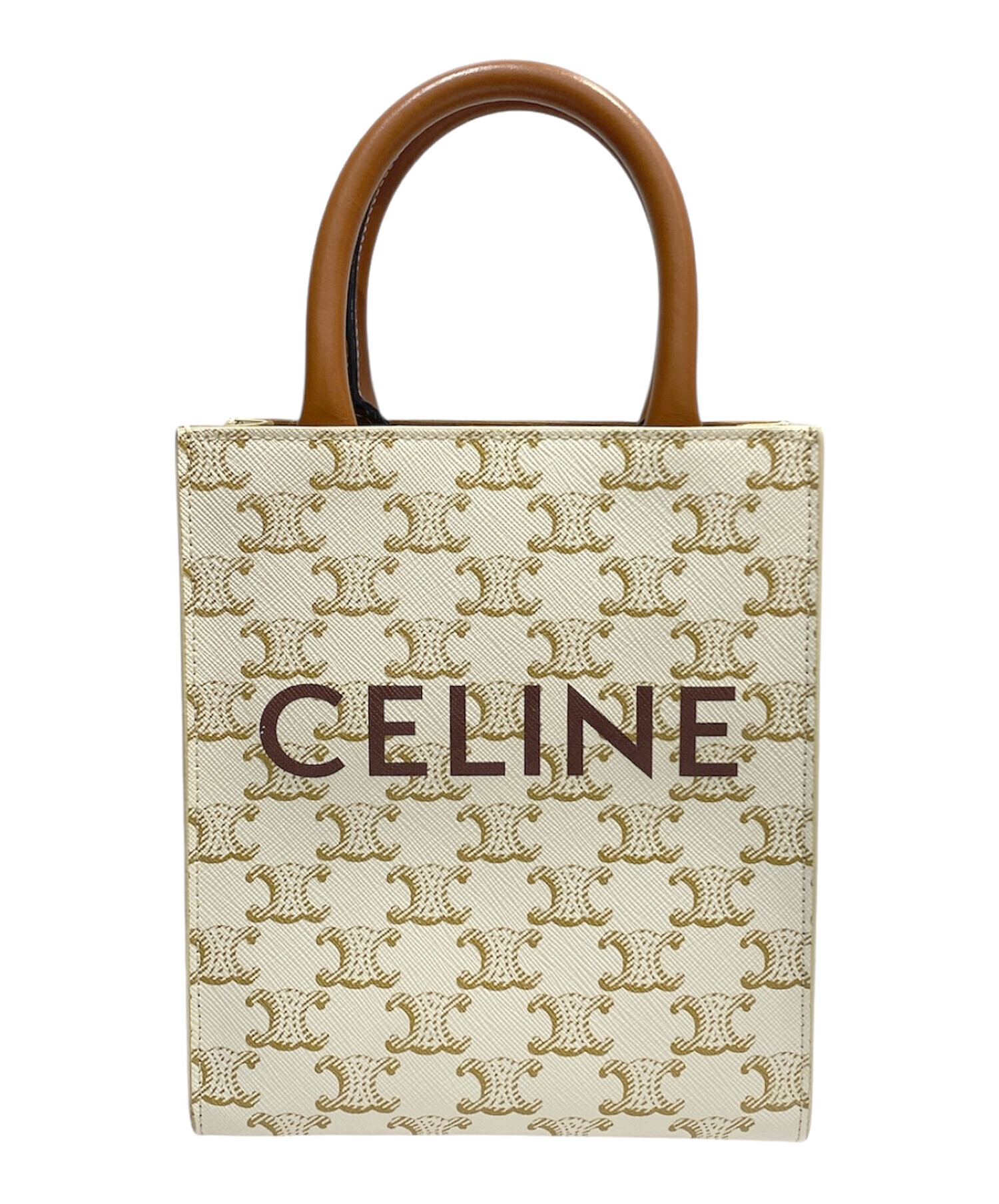 中古・古着通販】CELINE (セリーヌ) バーティカルカバ ミニ ブラウン 