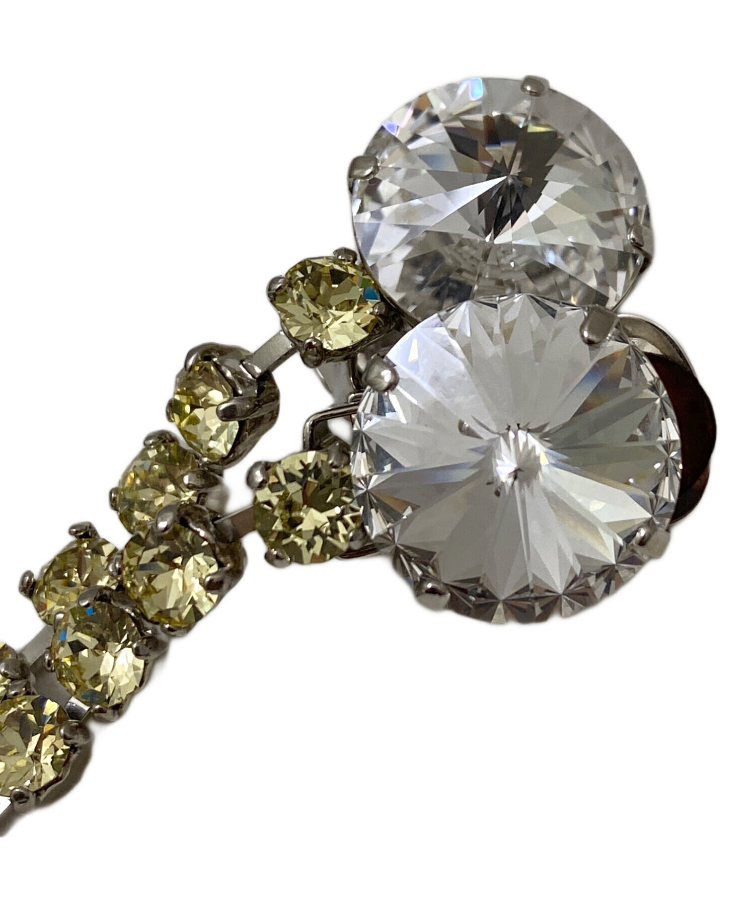 中古・古着通販】MIU MIU (ミュウミュウ) クリスタルイヤリング