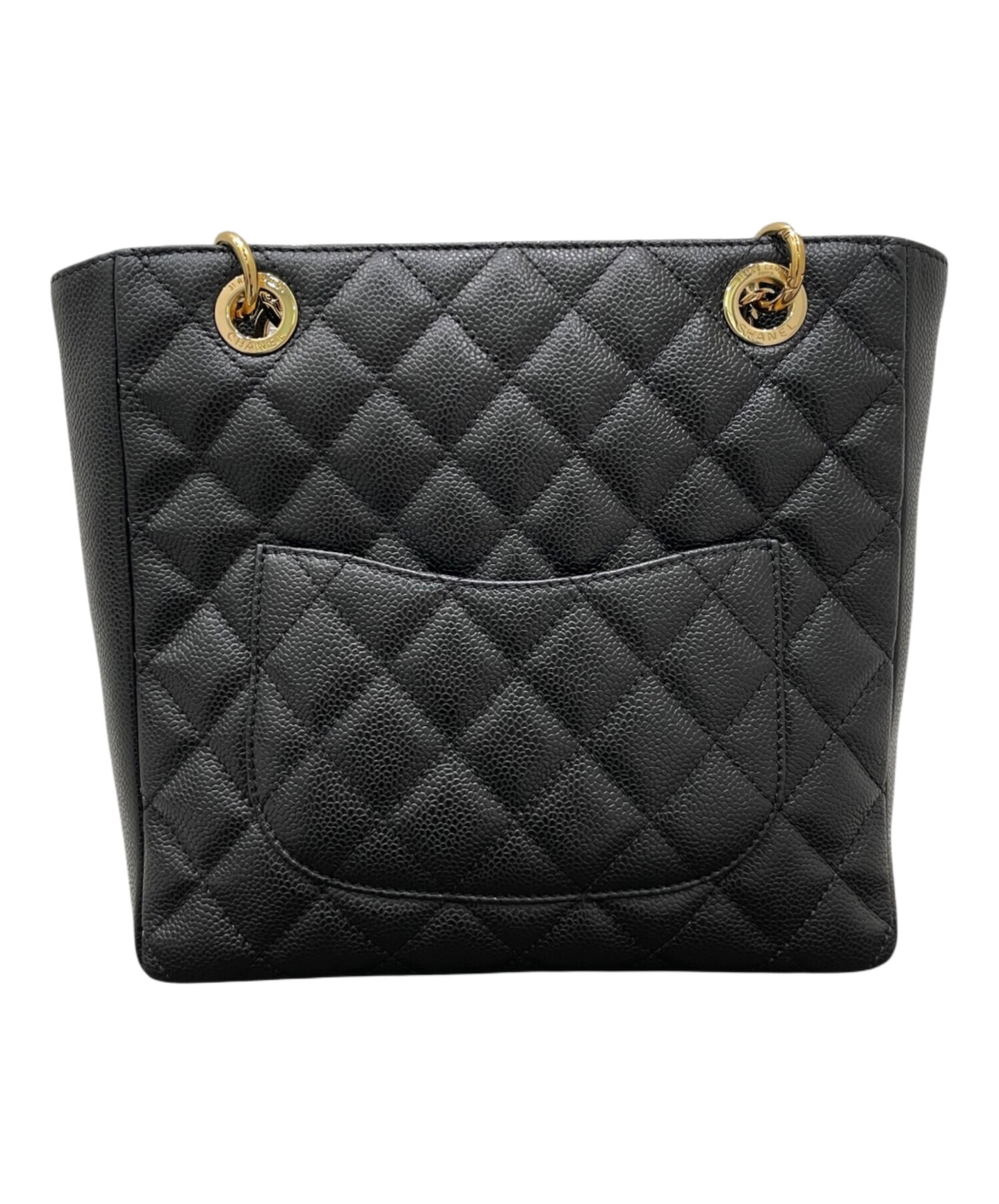 中古・古着通販】CHANEL (シャネル) pstトート ブラック｜ブランド