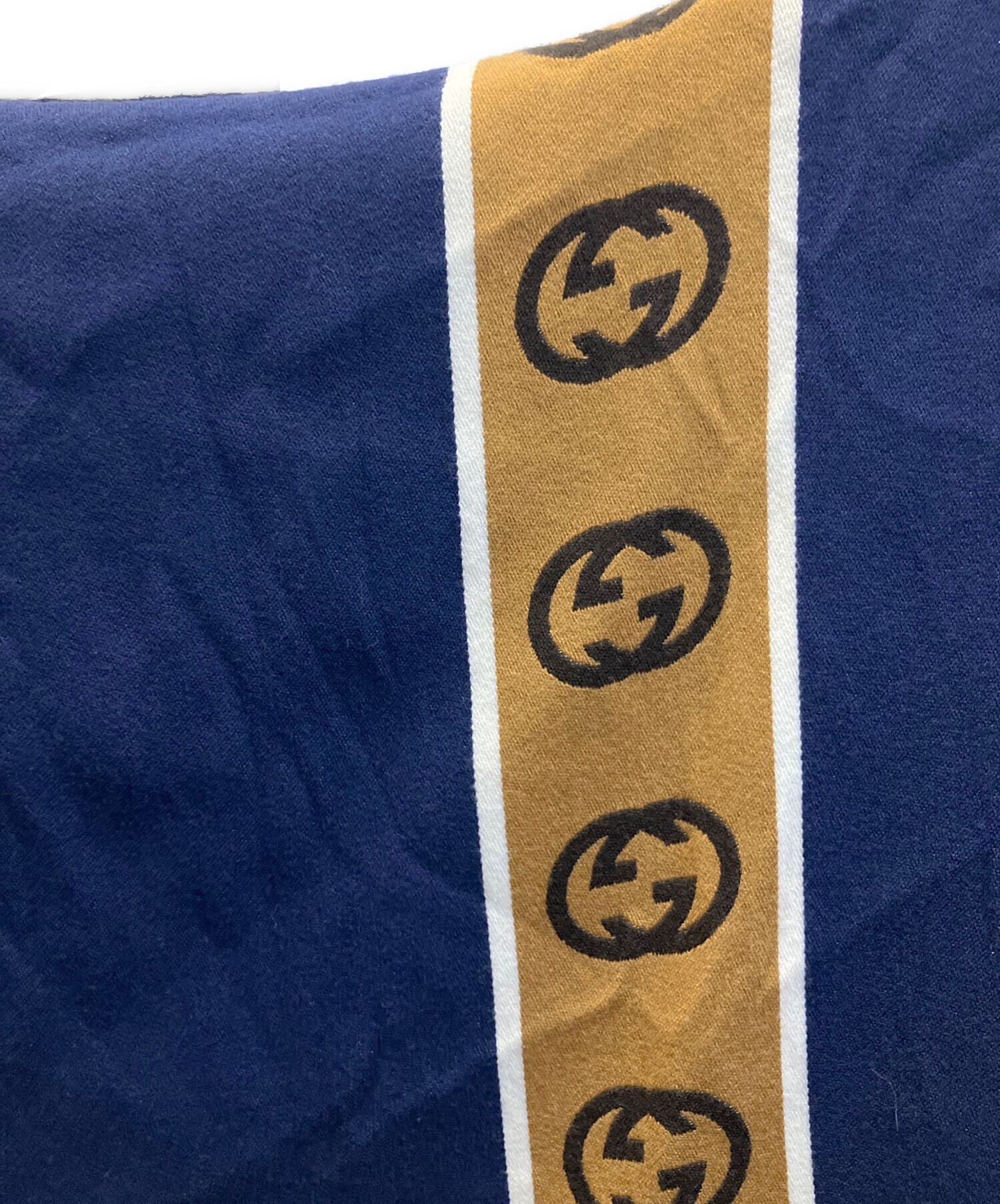 モヘヤ混◎GUCCI グッチ　ポンチョ　ケープ　インターロッキングロゴ　GGロゴ モヘヤ混◎GUCCI グッチ ポンチョ ケープ インターロッキングロゴ GG