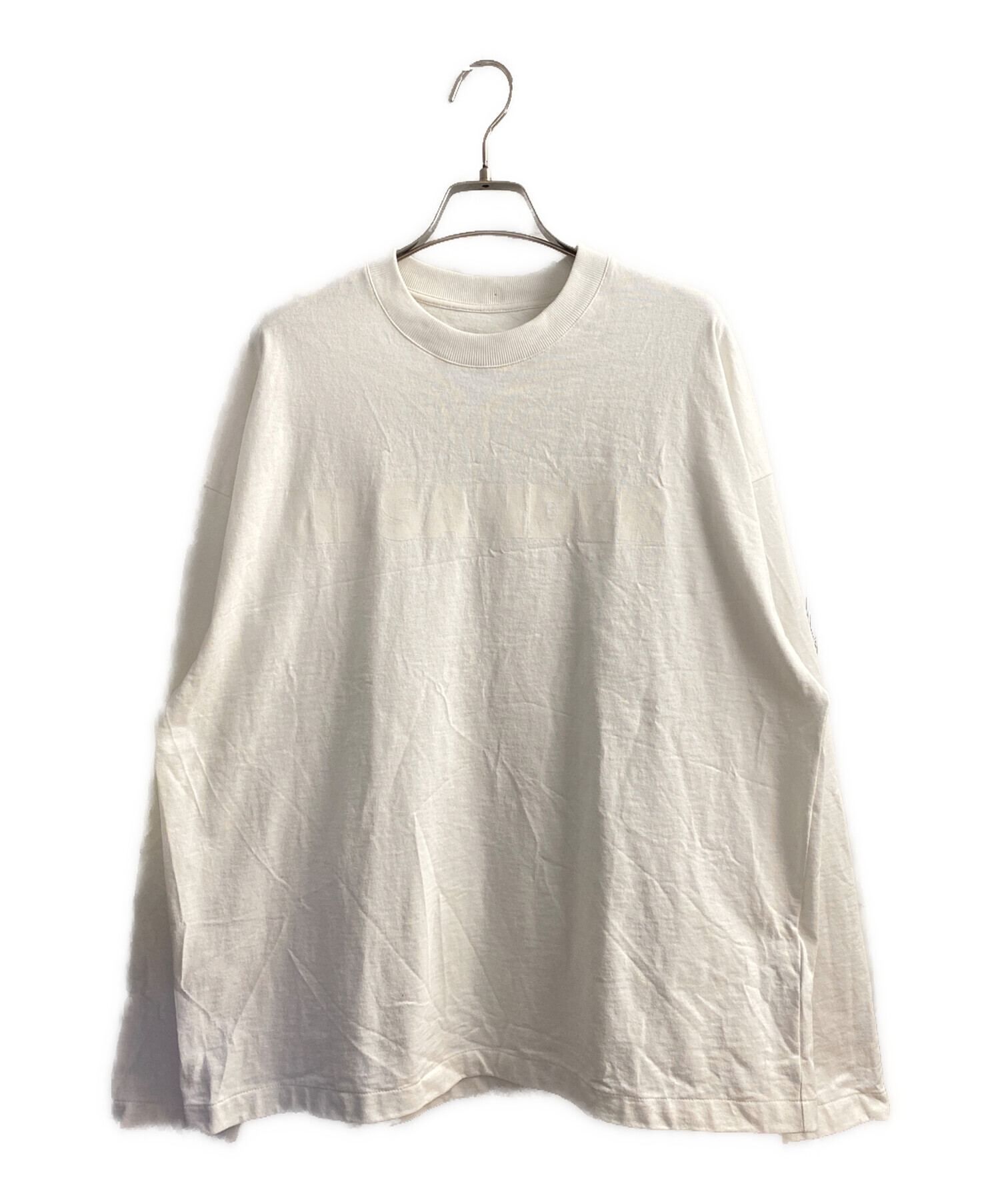 中古・古着通販】JIL SANDER (ジルサンダー) 長袖カットソー ホワイト 