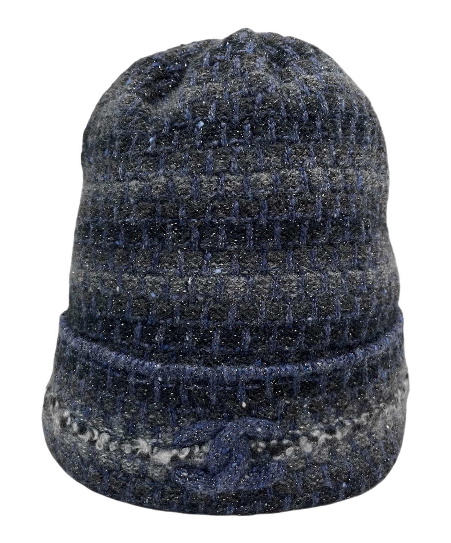 中古・古着通販】CHANEL (シャネル) カシミヤ混ココマークニット帽