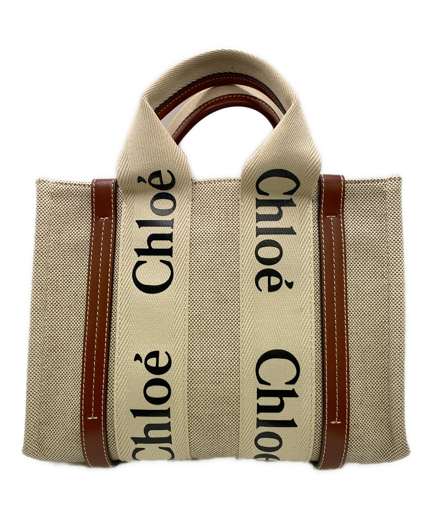 中古・古着通販】Chloe (クロエ) ウッディ スモールトート ベージュ