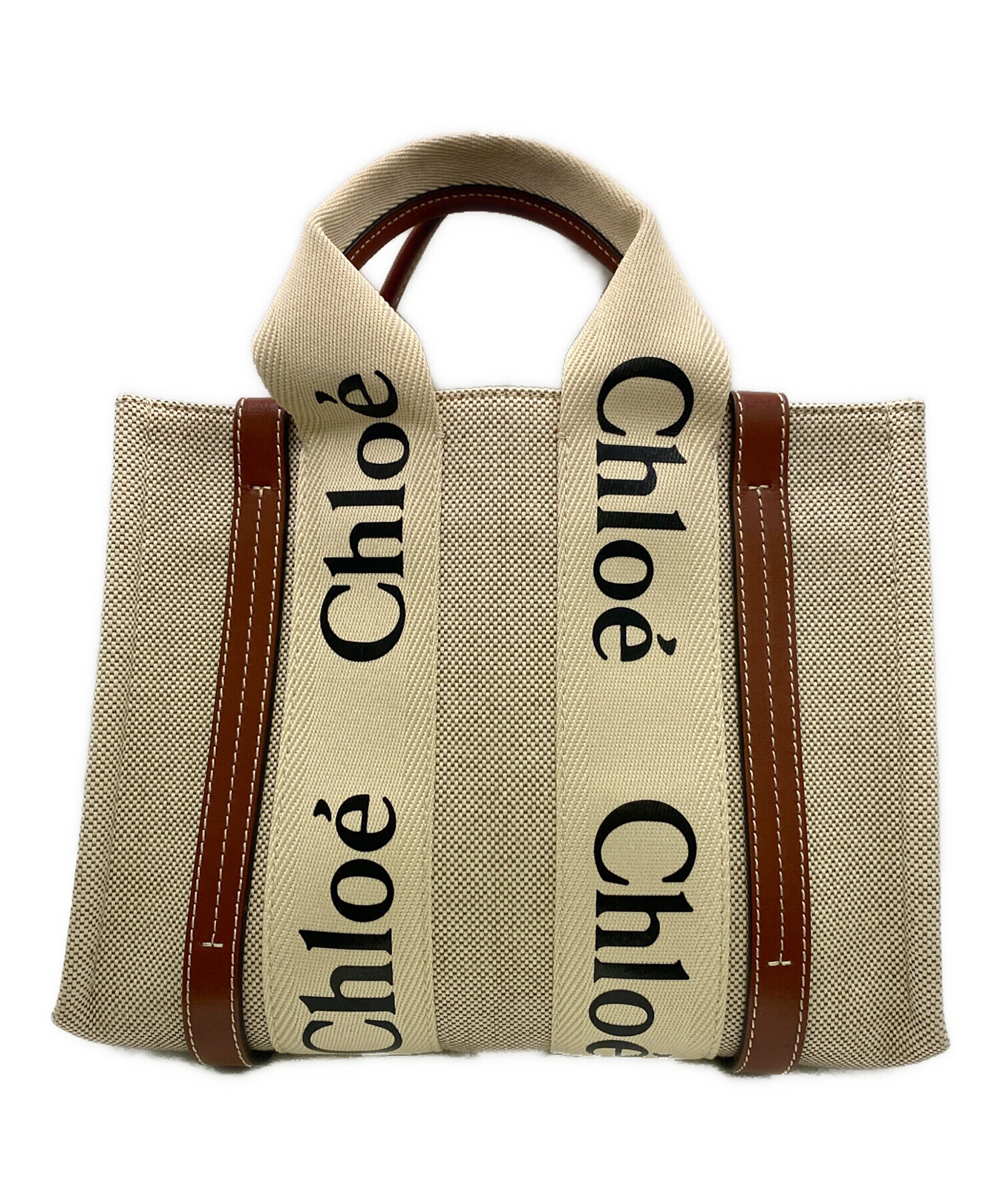 中古・古着通販】Chloe (クロエ) ウッディ スモールトート ベージュ