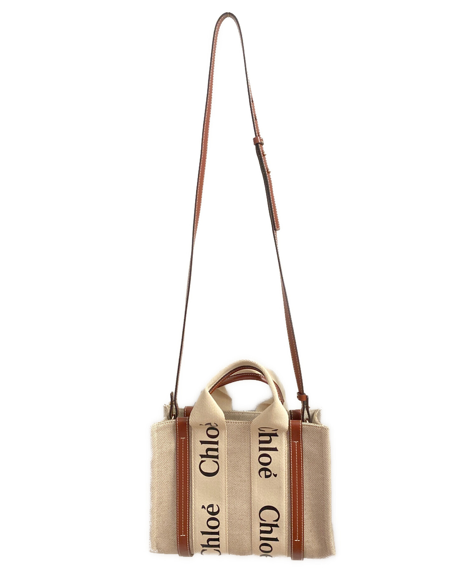 中古・古着通販】Chloe (クロエ) ウッディ スモールトート ベージュ