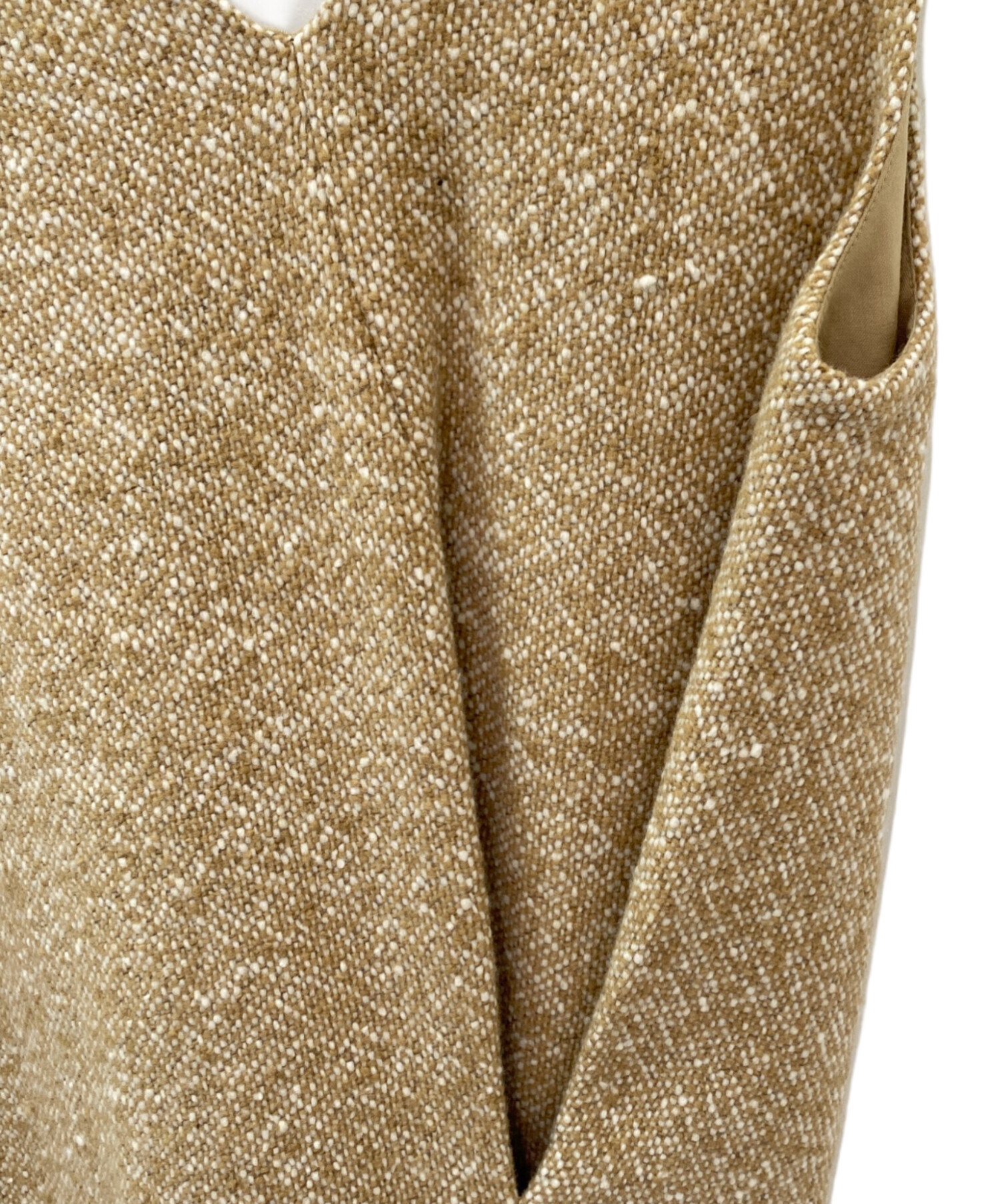 中古・古着通販】AURALEE (オーラリー) HOMESPUN TWEED DRAPE DRESS