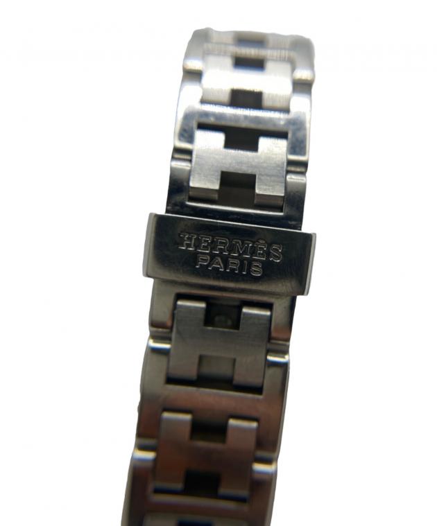 中古・古着通販】HERMES (エルメス) クリッパー ブラック 黒文字盤