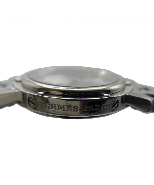 中古・古着通販】HERMES (エルメス) クリッパー ブラック 黒文字盤