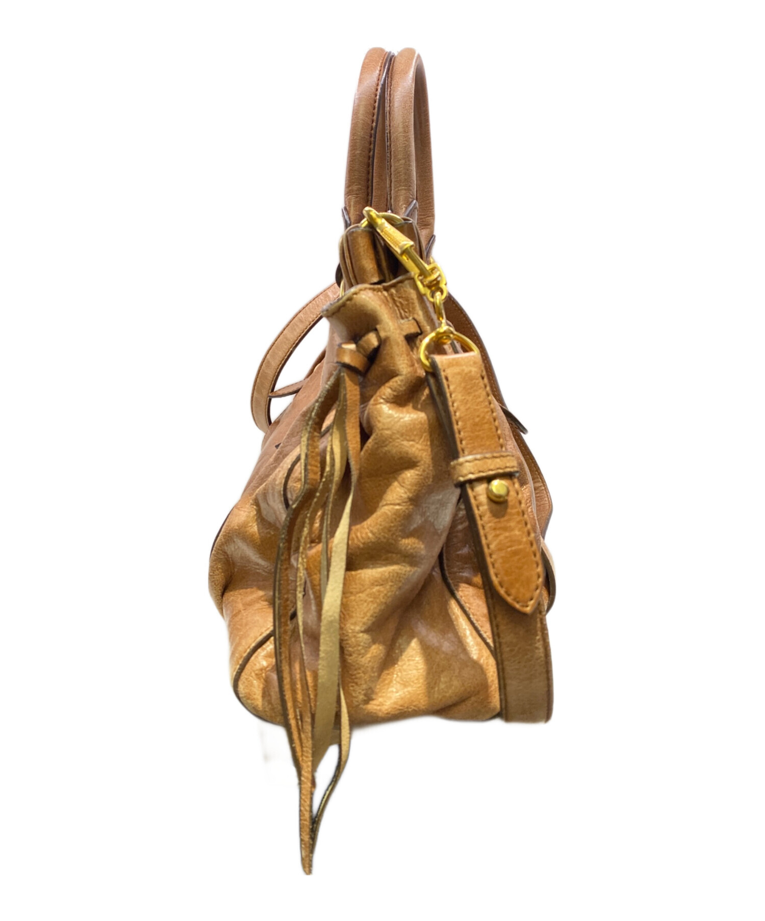 中古・古着通販】MIU MIU (ミュウミュウ) VITELLO LUX 2WAYバッグ